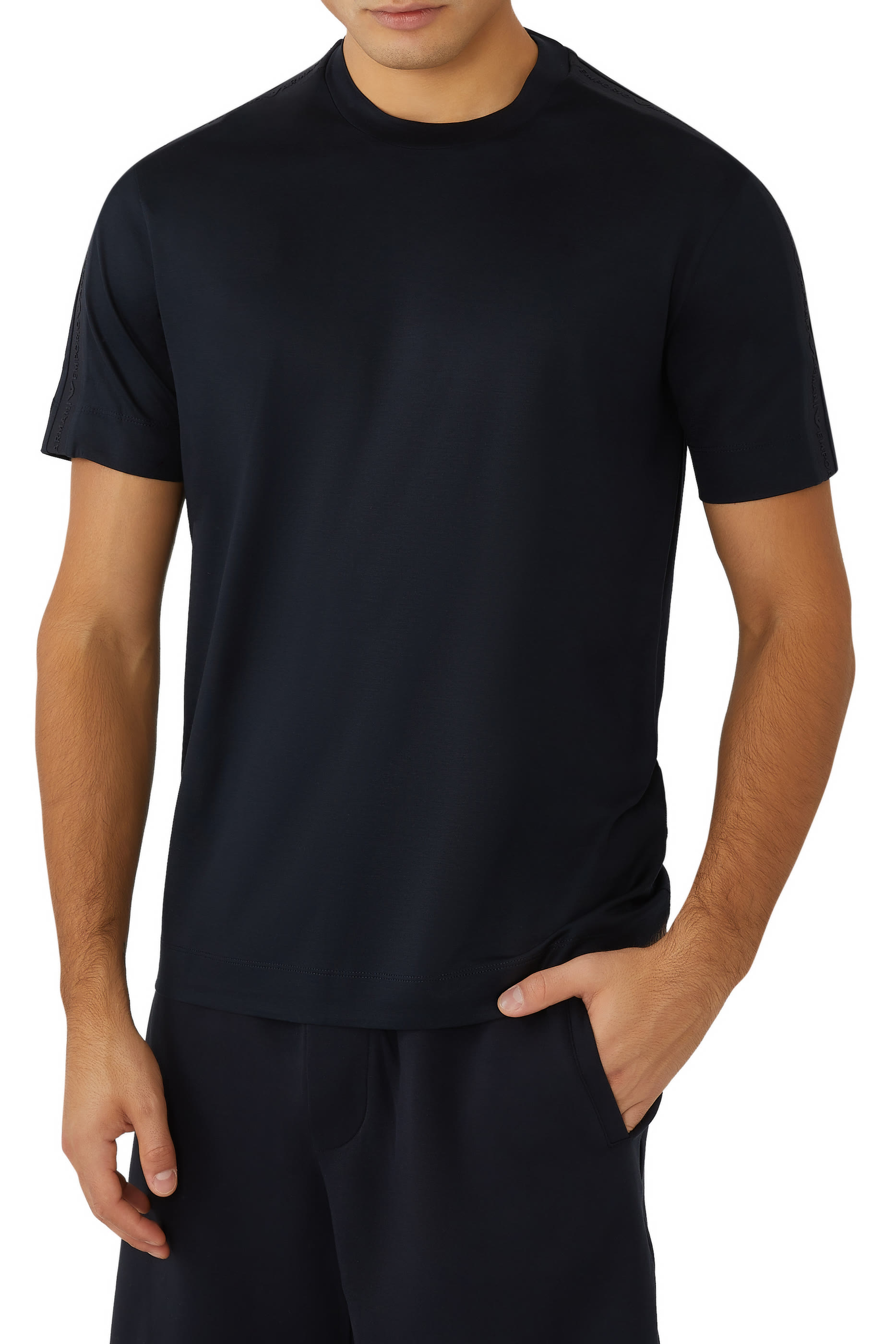 تيشرت قطن بشعار الماركة