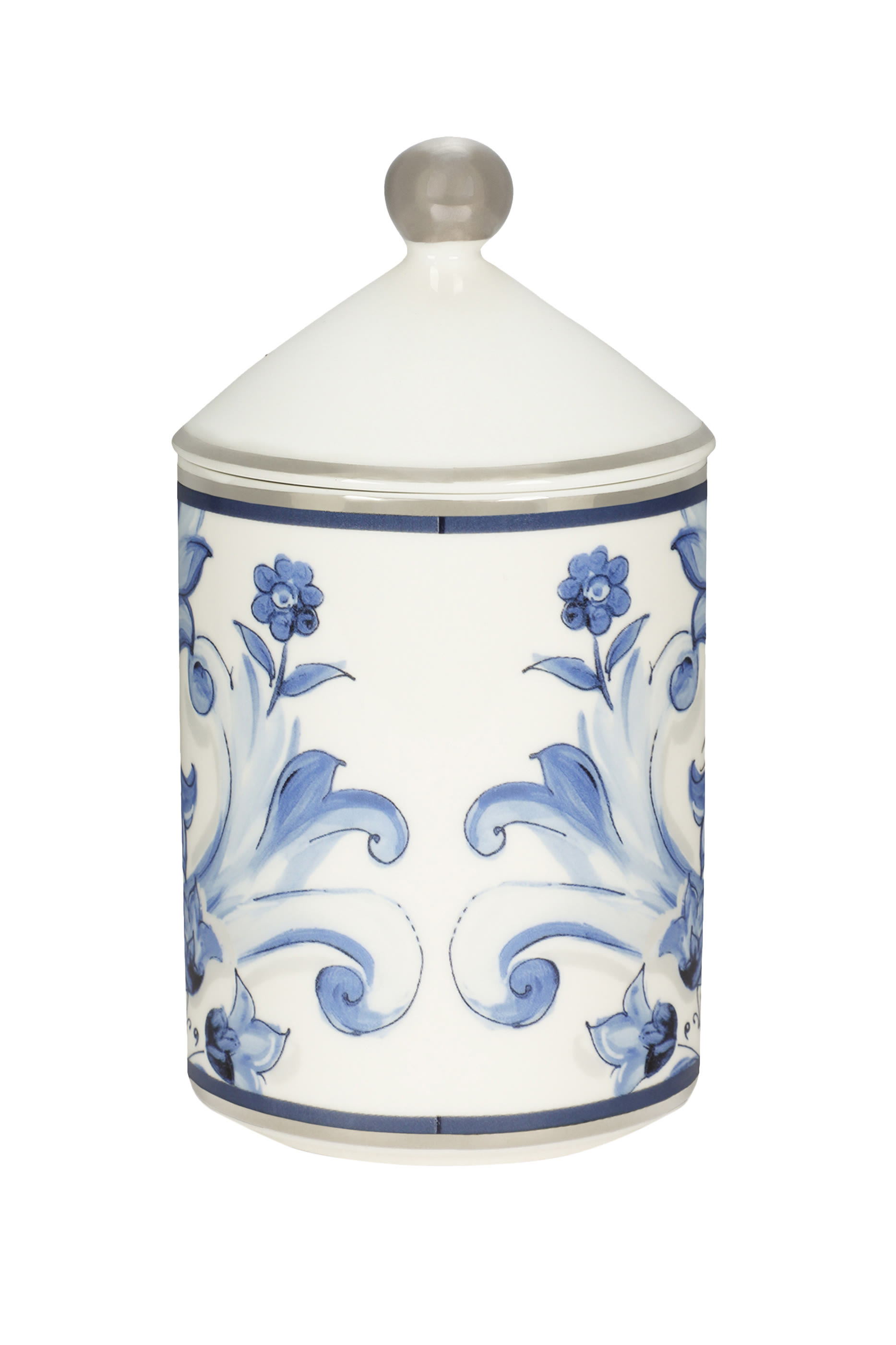 شمعة سيسيليان نيرولي اند لمون بلو ميديتيرانيو فوجلي مع غطاء