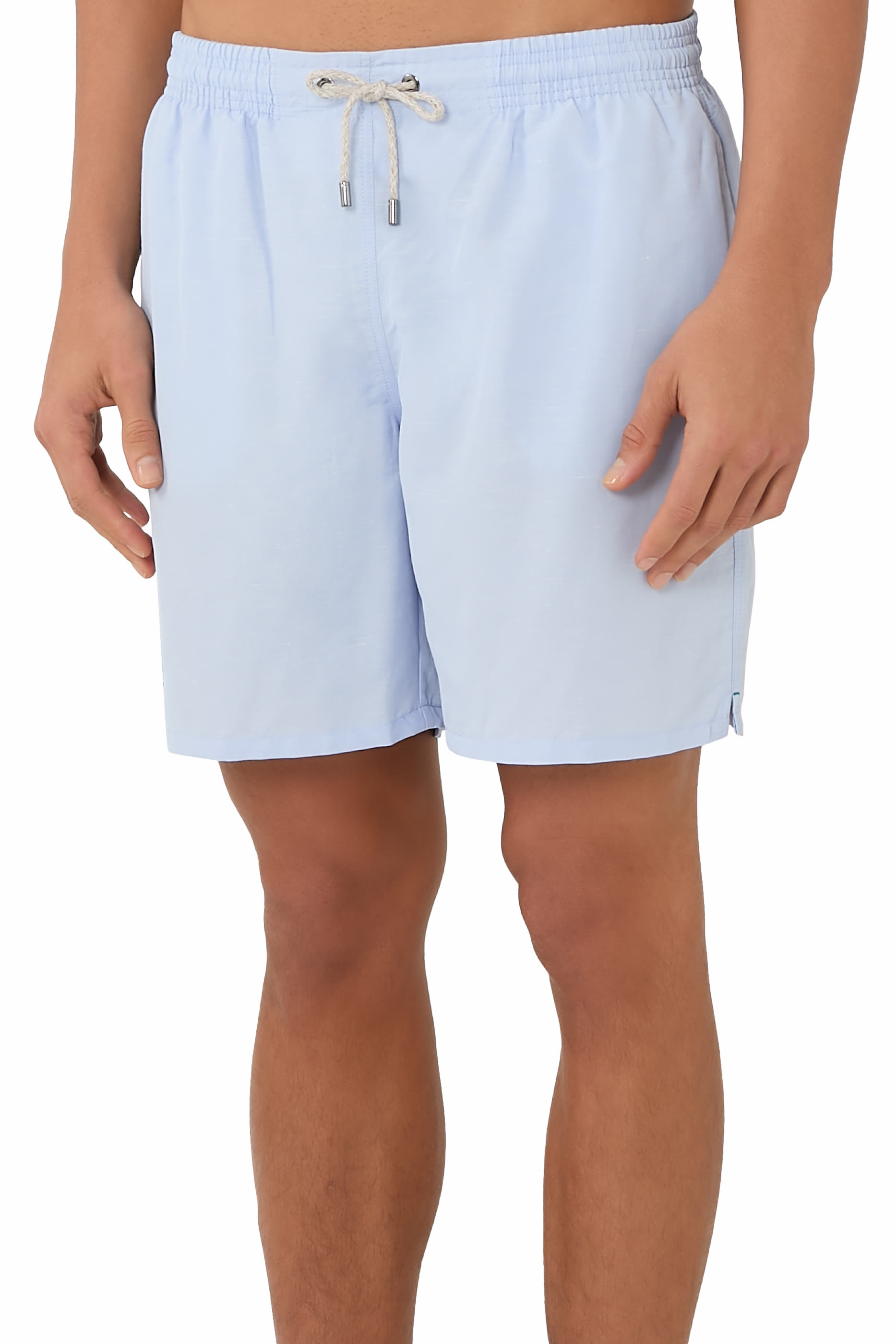 Linen Blend Swim Shorts