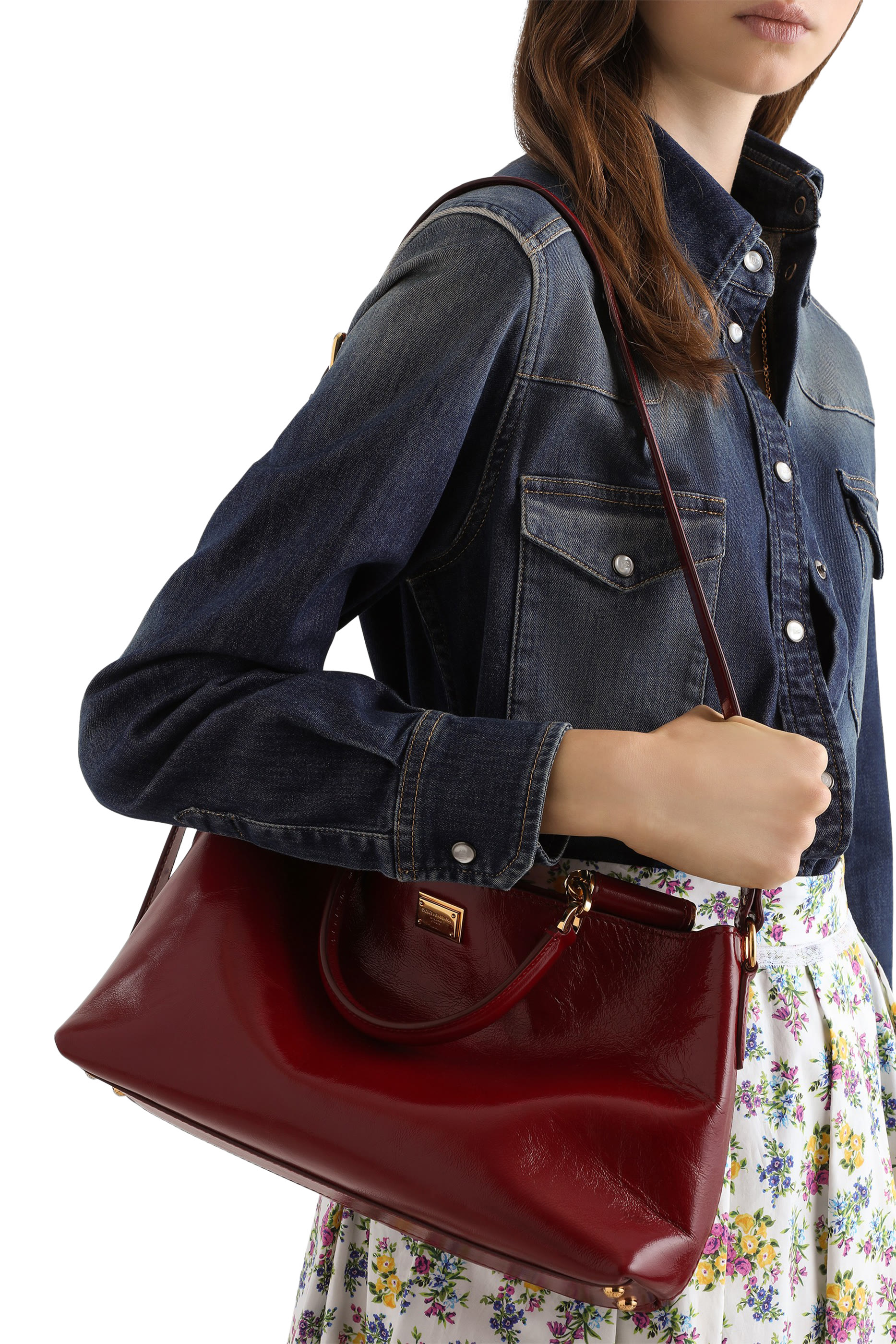 حقيبة يد فيتوريا جلد عجل