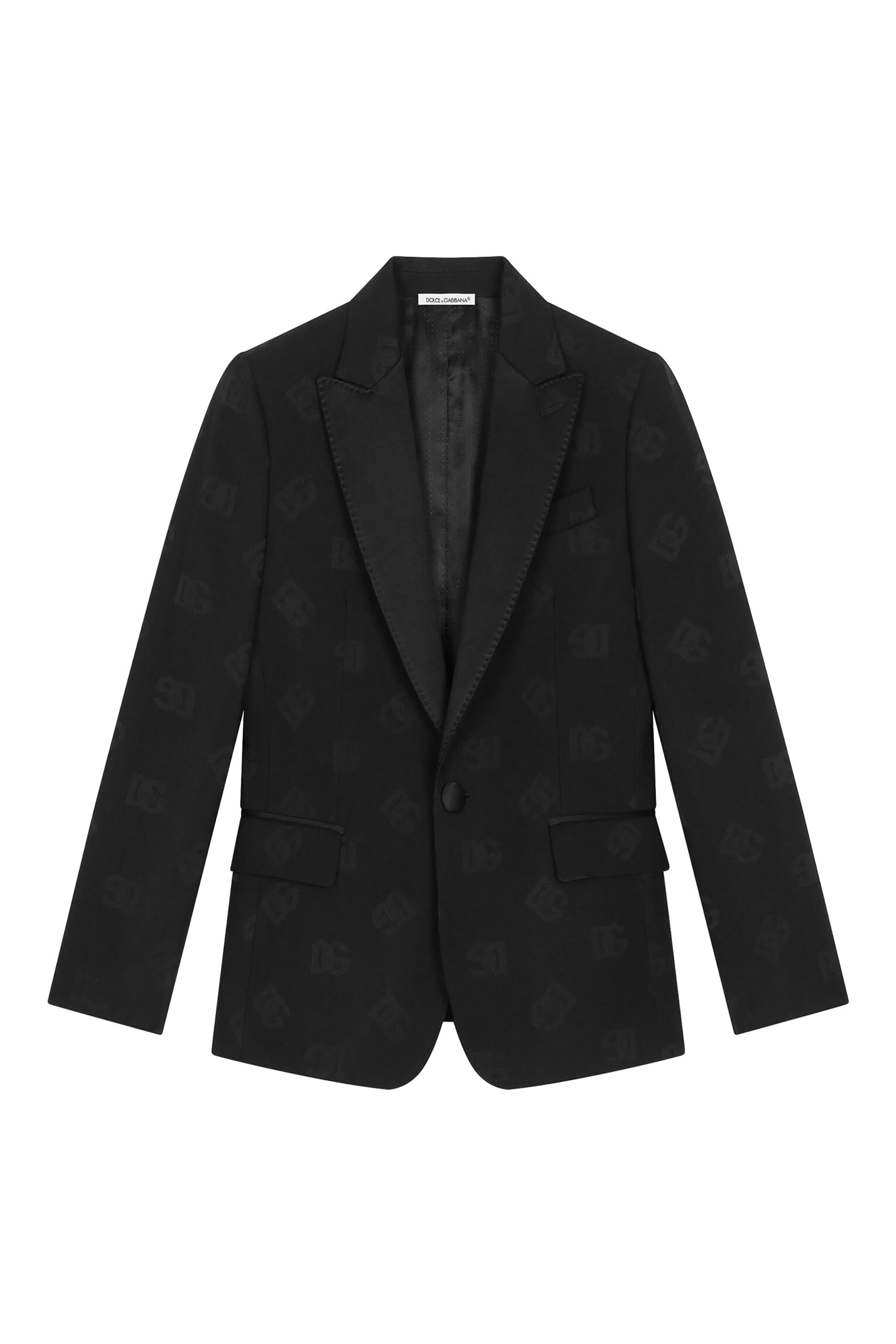 بليزر للأطفال بطبعة شعار الماركة جاكار