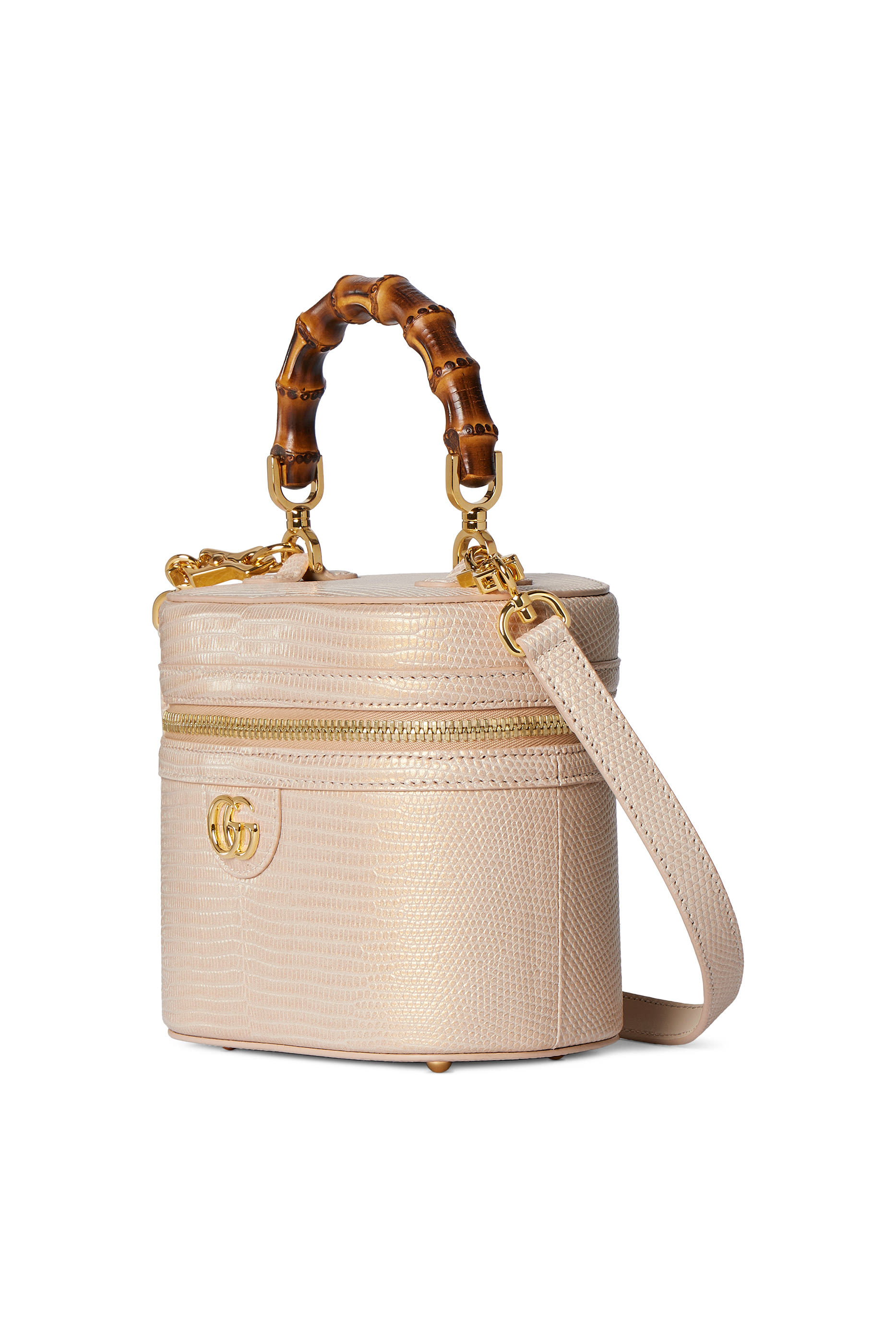 حقيبة مكياج صغيرة بيد بامبو