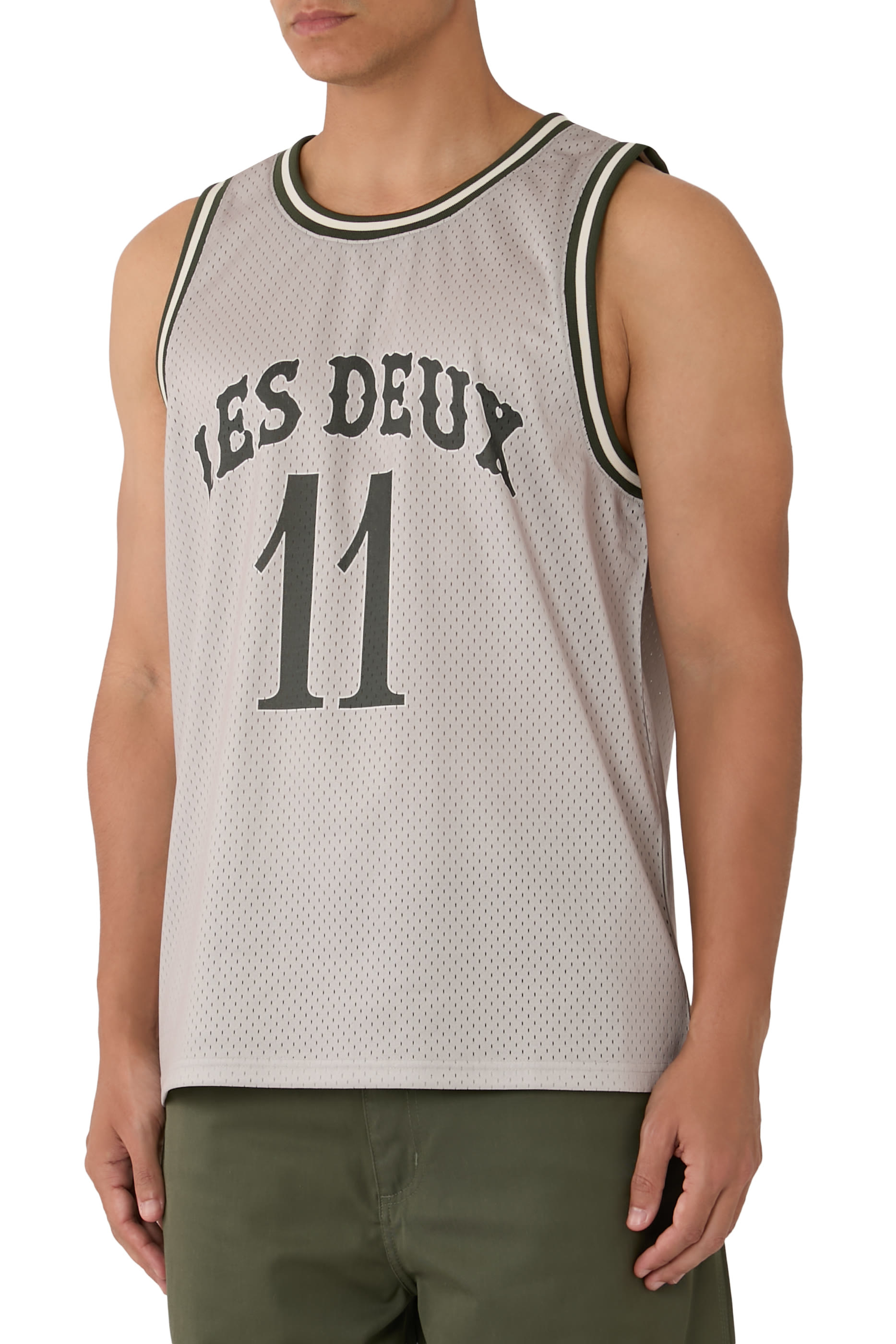 بلوزة سيلاس بلا أكمام قماش شبكي