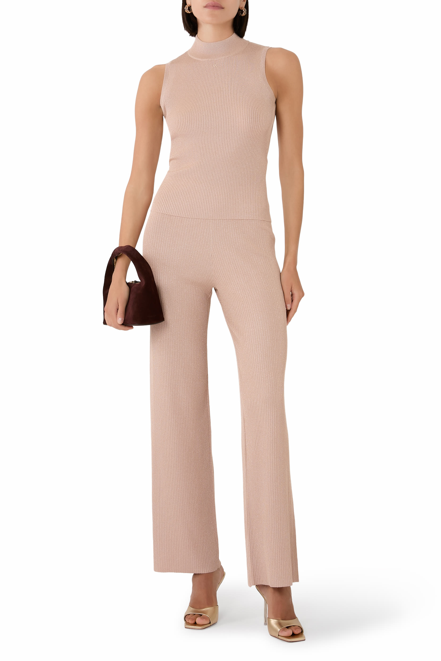 بنطال سالين دي جيرو بشعار الماركة على الجانب