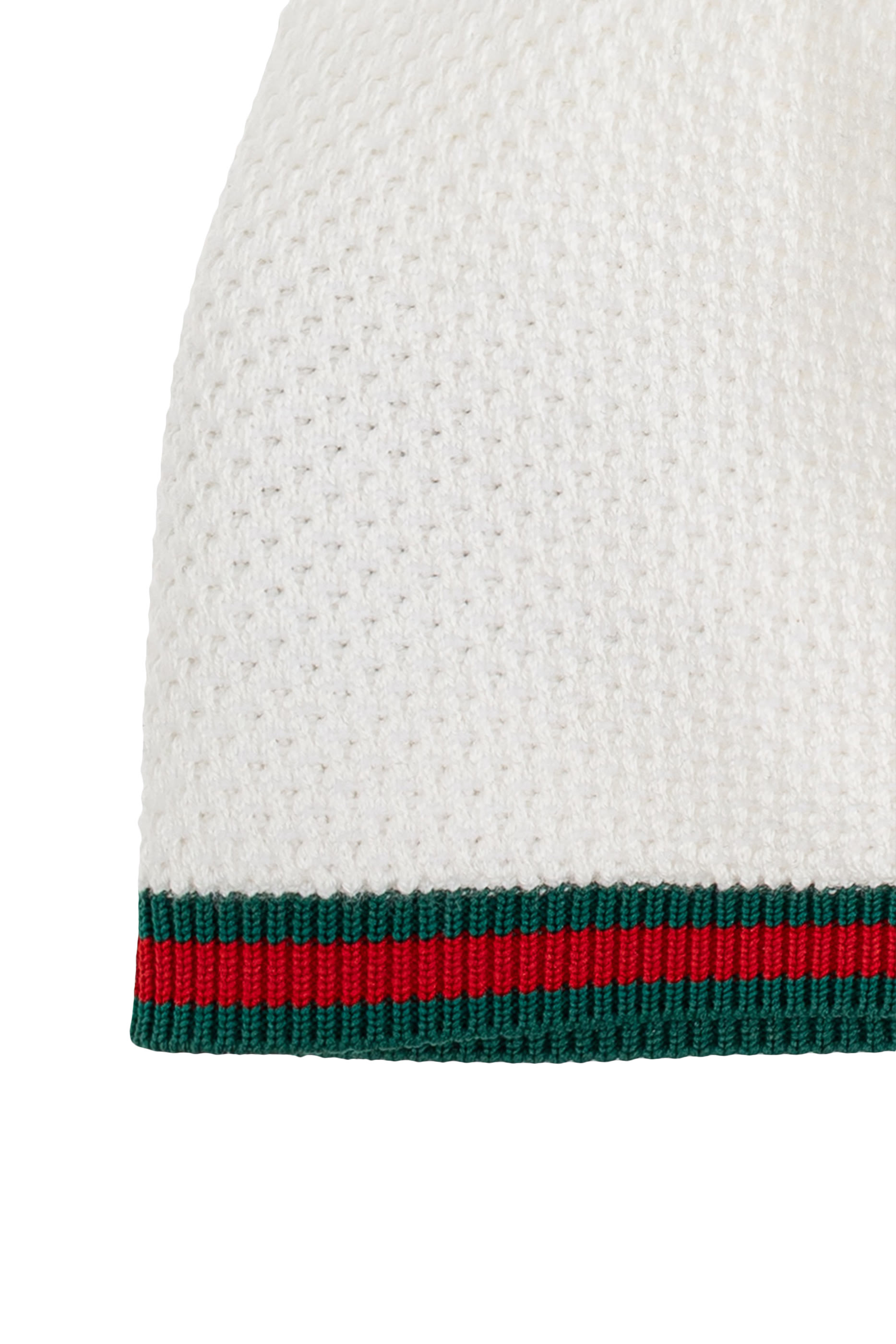 قبعة صوف بشعار الماركة للأطفال