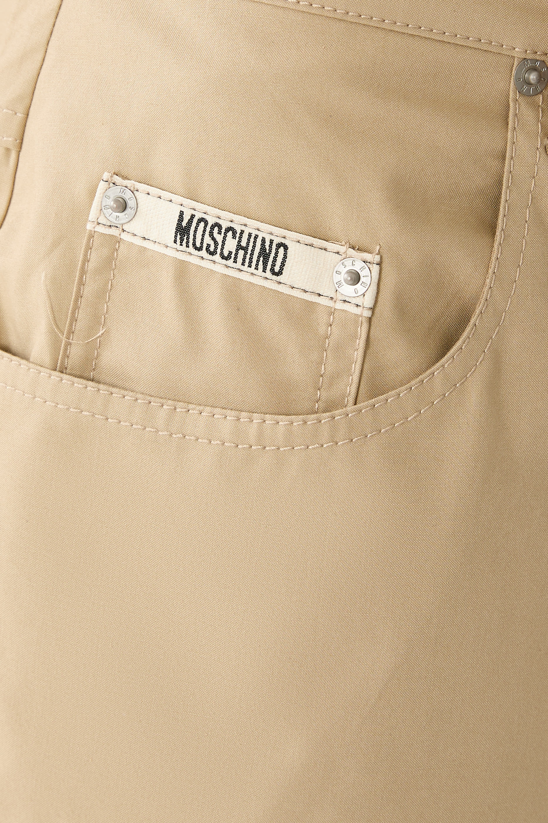 شورت مزين بشريط شعار الماركة قطن