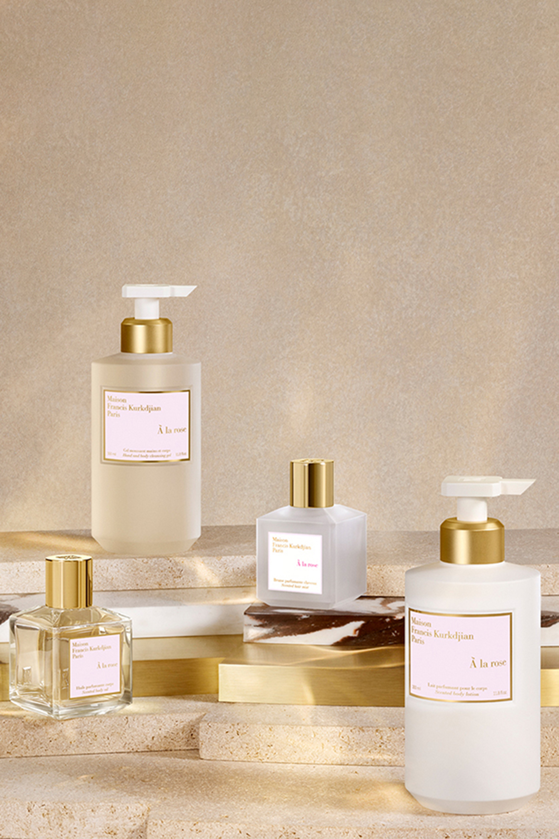 جل آه لا روز منظف لليدين والجسم، 350 ملل