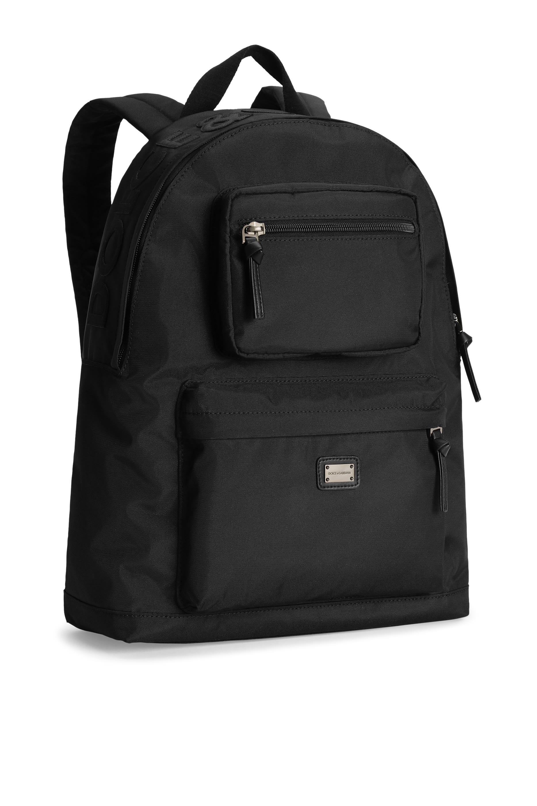 حقيبة ظهر بسحاب وشعار الماركة المطرز للأطفال