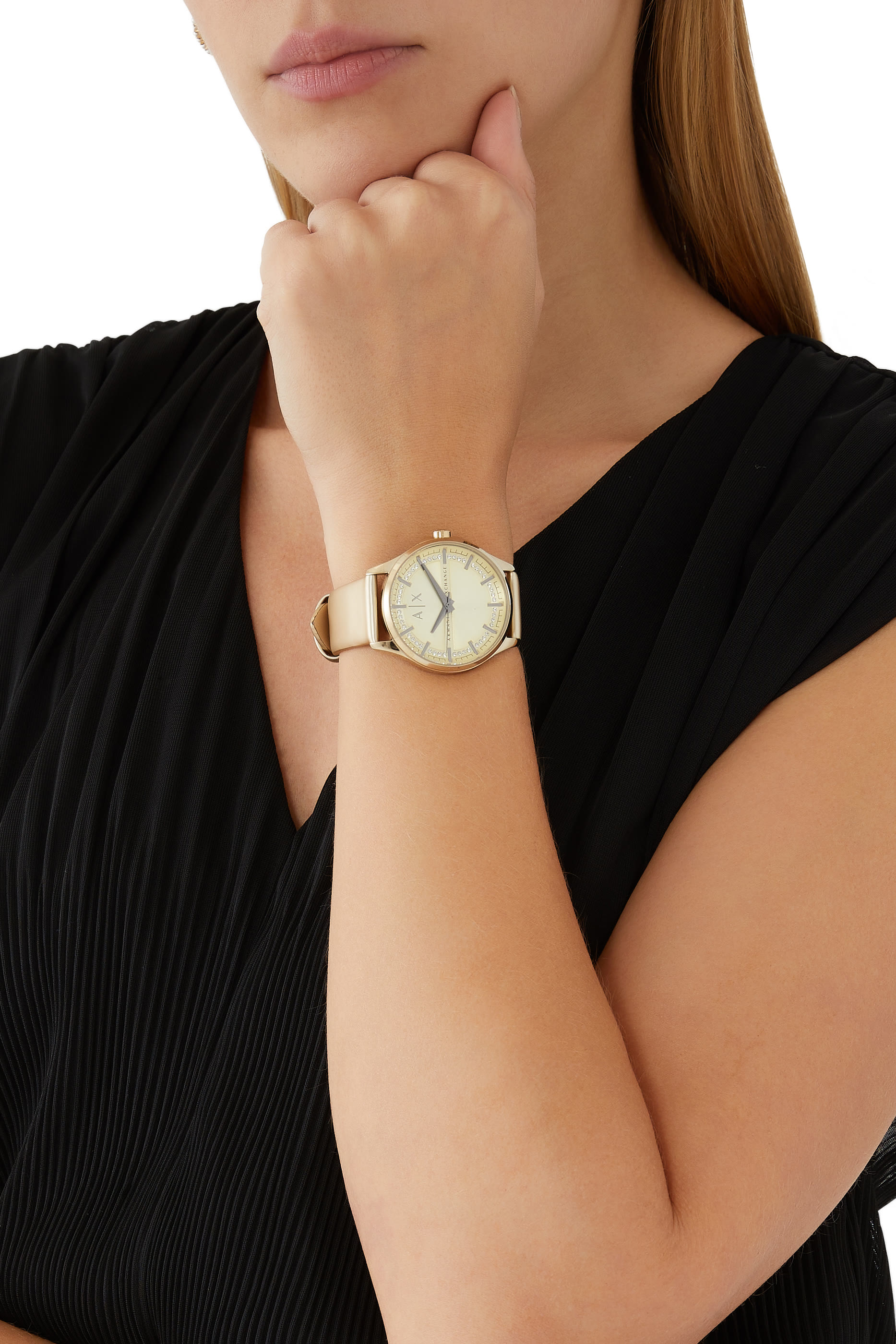 ساعة هامبتون 36 مم جلد