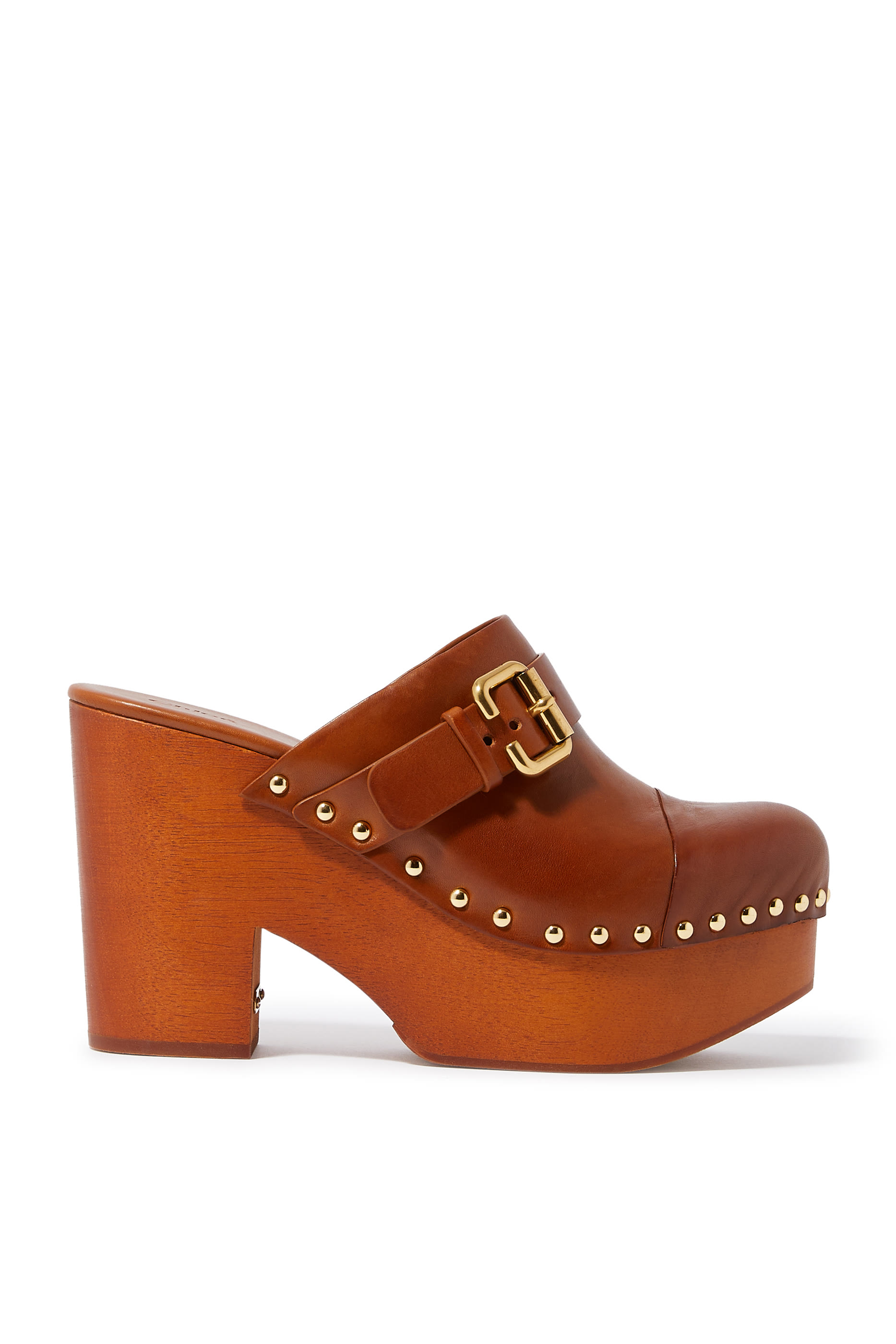 حذاء أورنا مفتوح من الخلف جلد