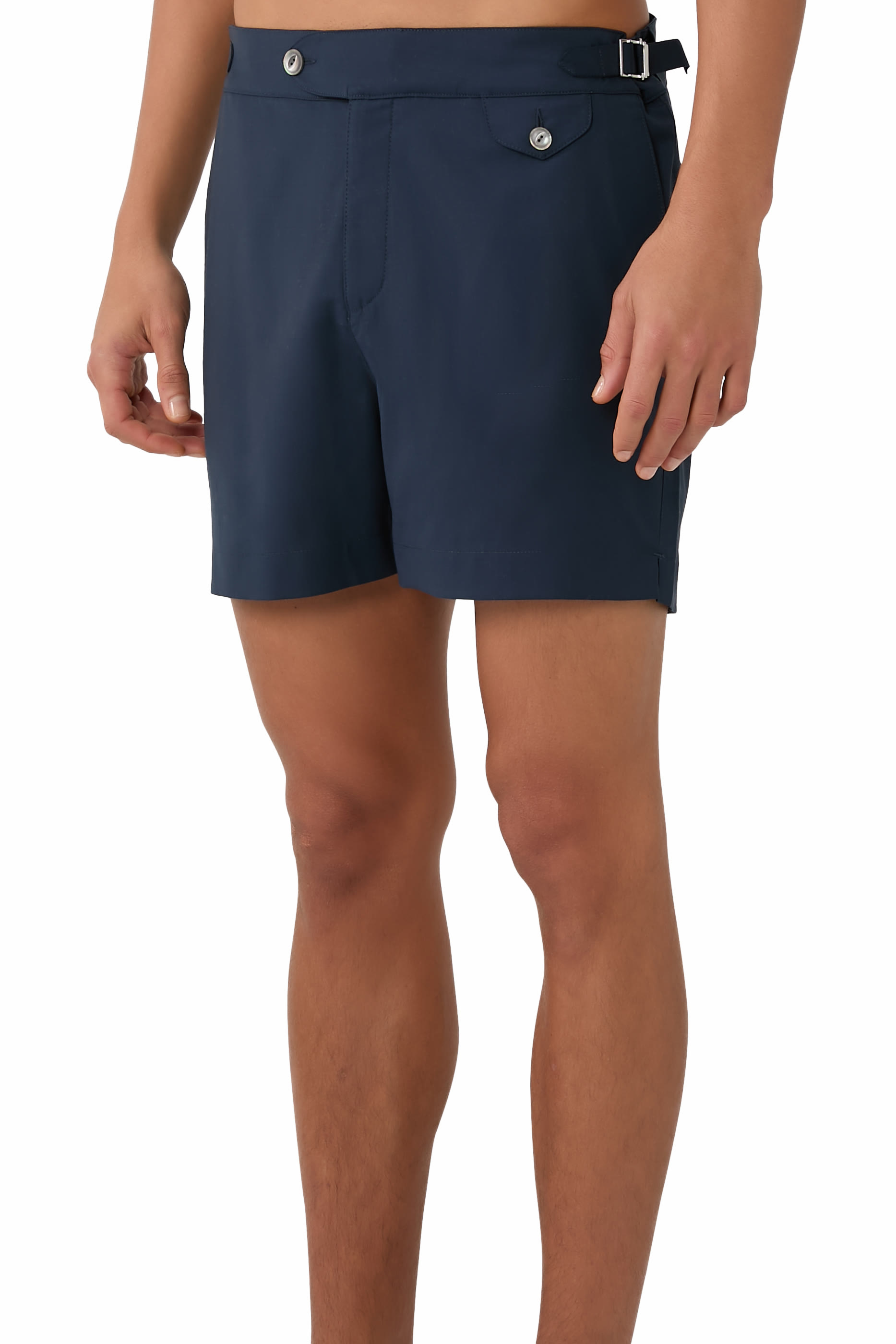 Clipper Solid Swim Shorts 