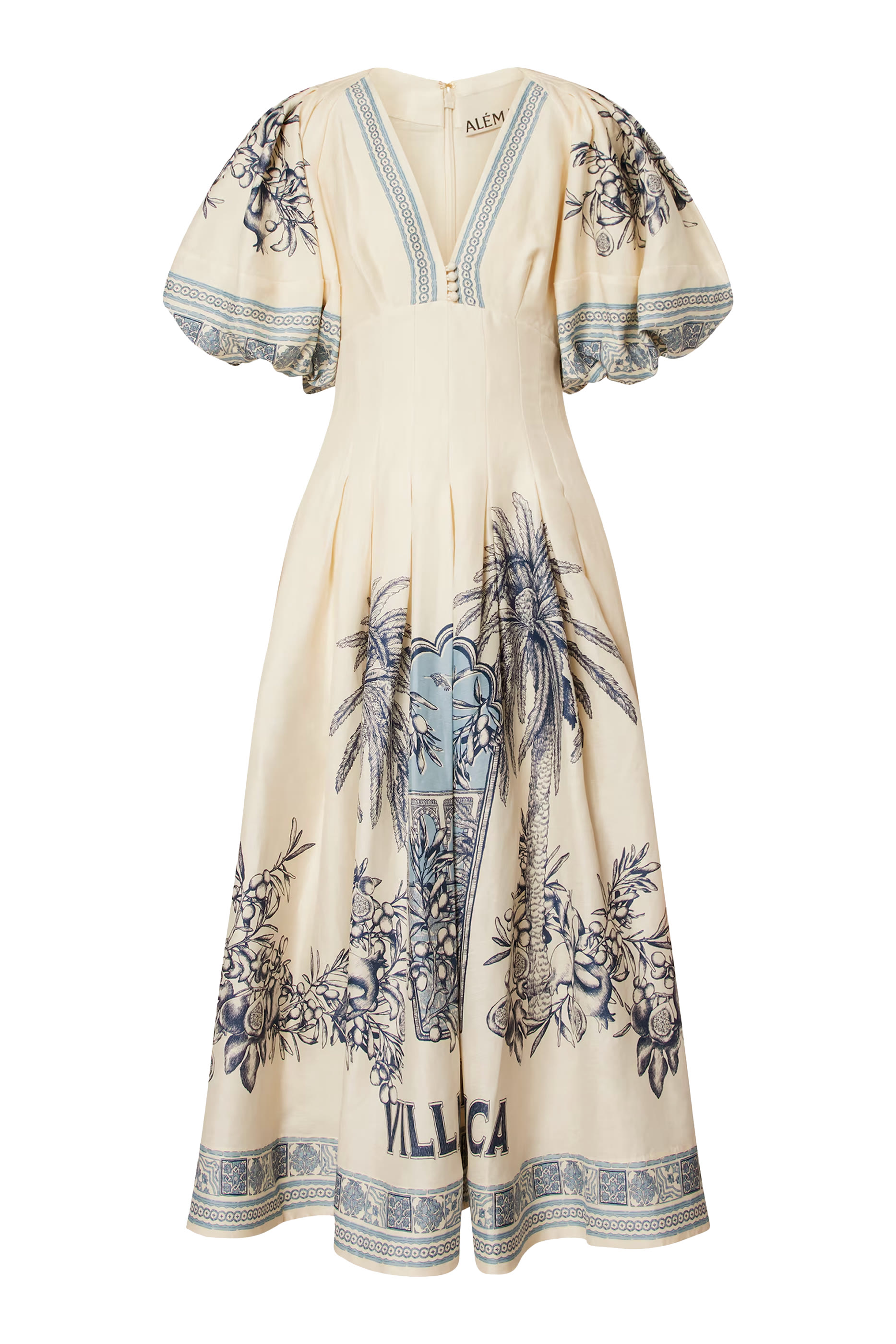 فستان رومانتيكا متوسط الطول بنمط مشد