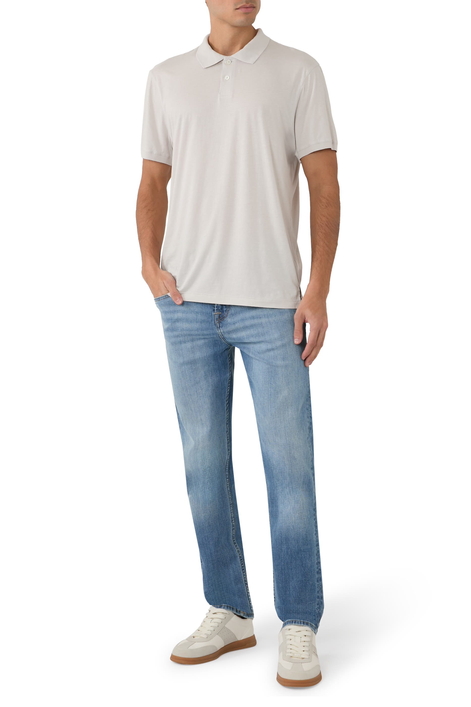 بنطال بقصة ضيقة دنيم