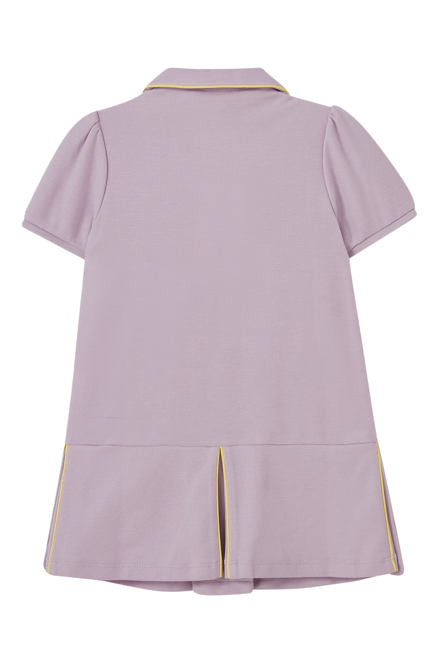 فستان بفتحة وشعار الماركة للأطفال