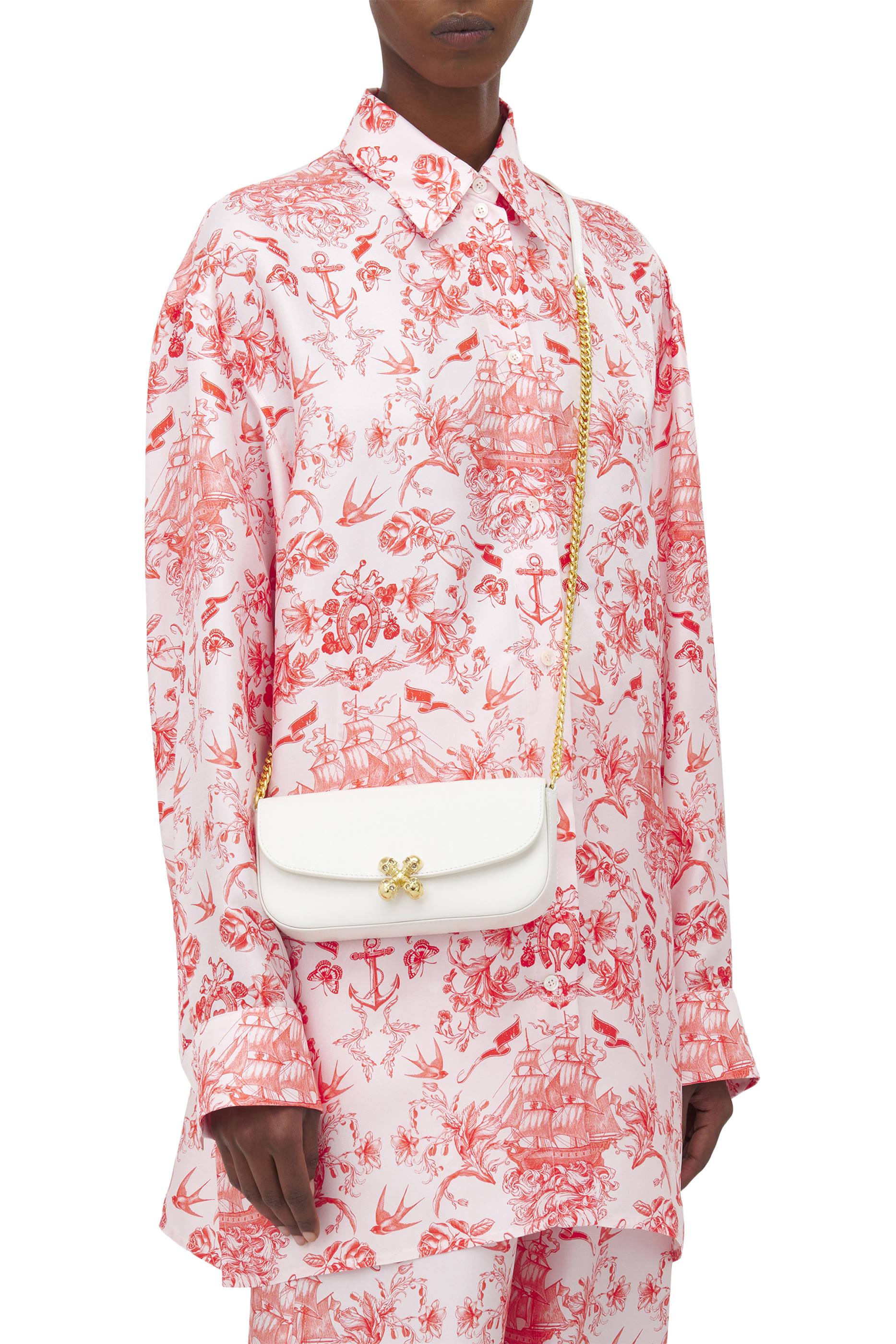 Small Skull Flower Bag