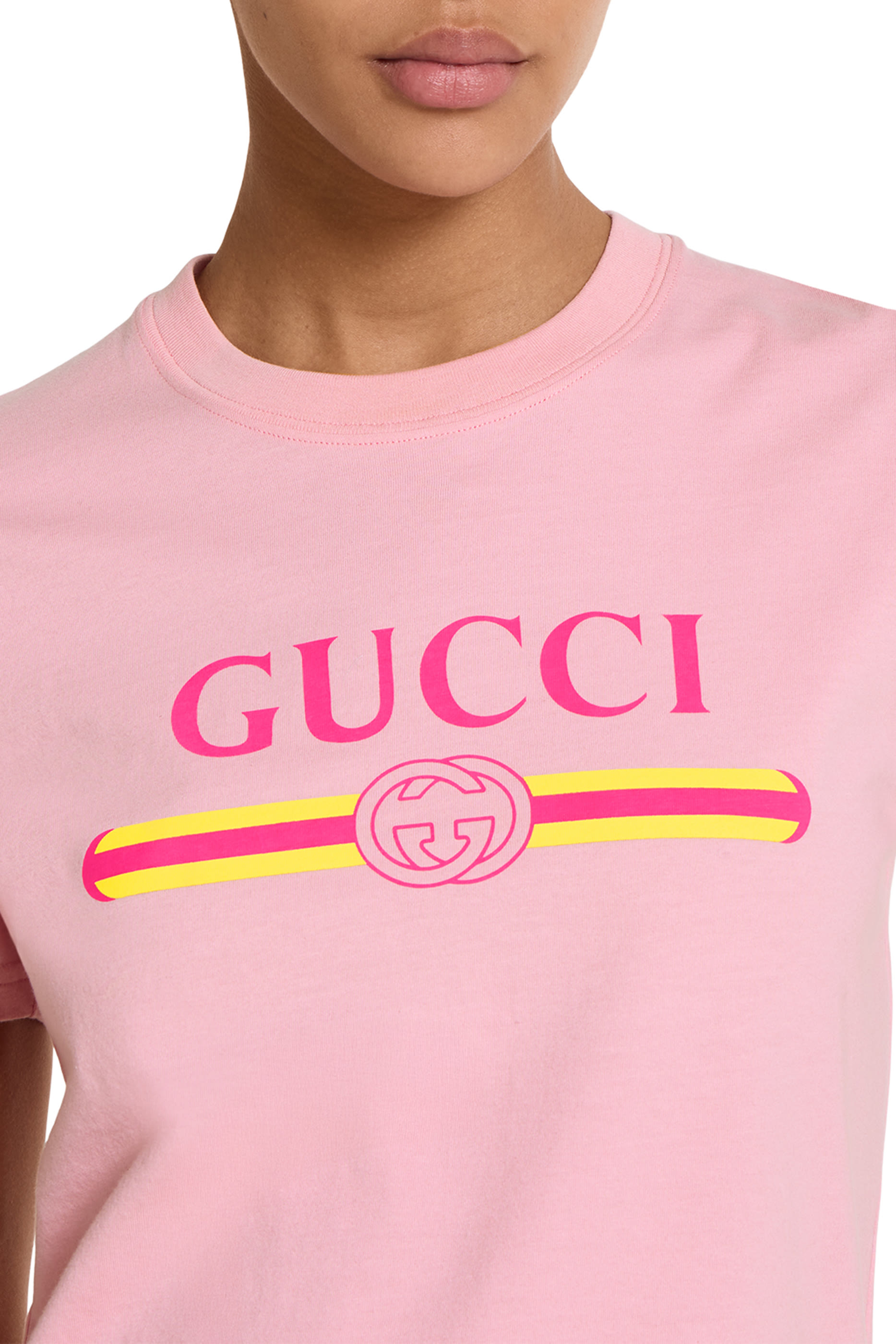 Logo Print Cotton Jersey T-Shirt 