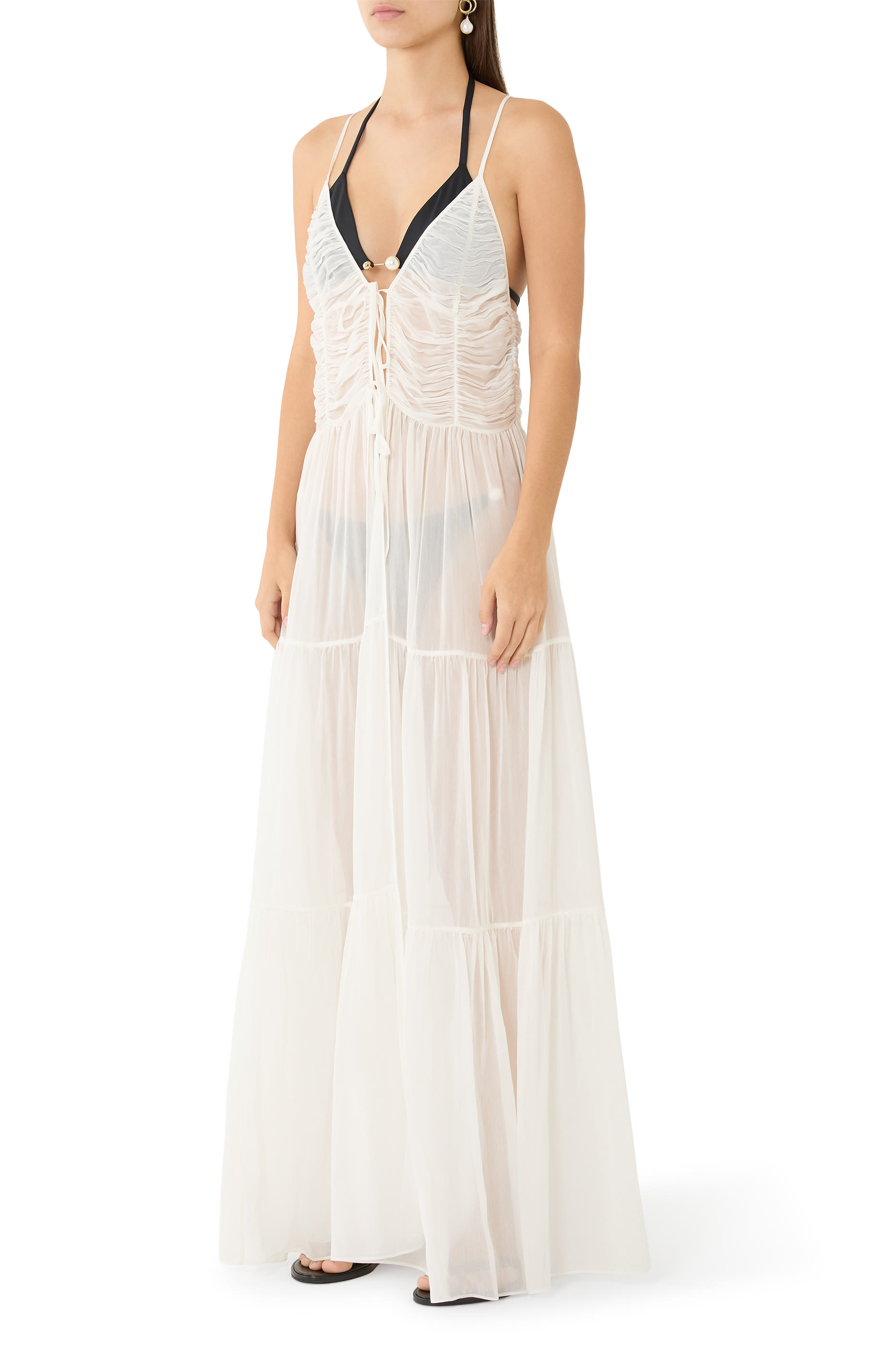 فستان ميفي متوسط الطول