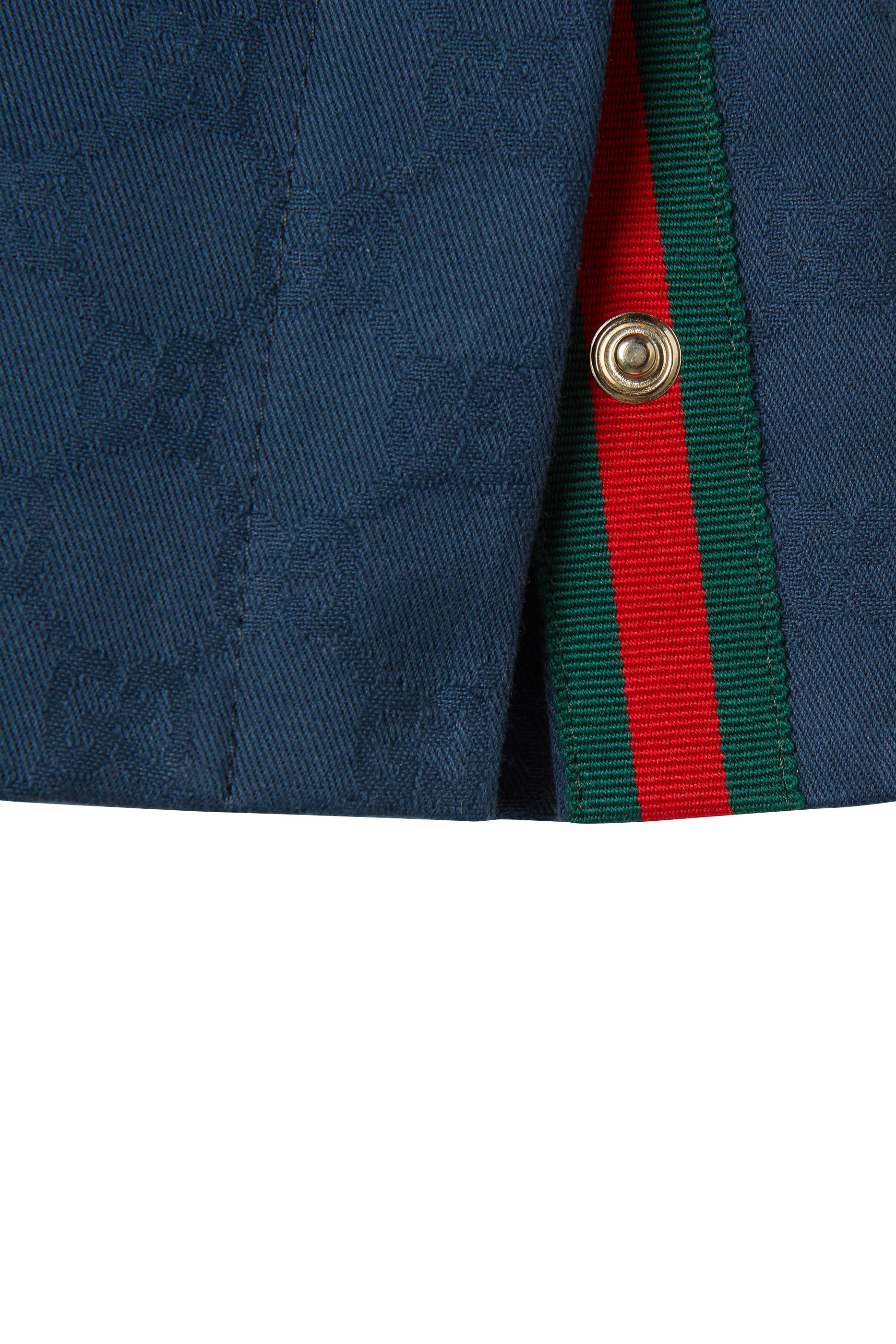 بنطال بحرفي شعار الماركة وشريط ويب قطن للأطفال