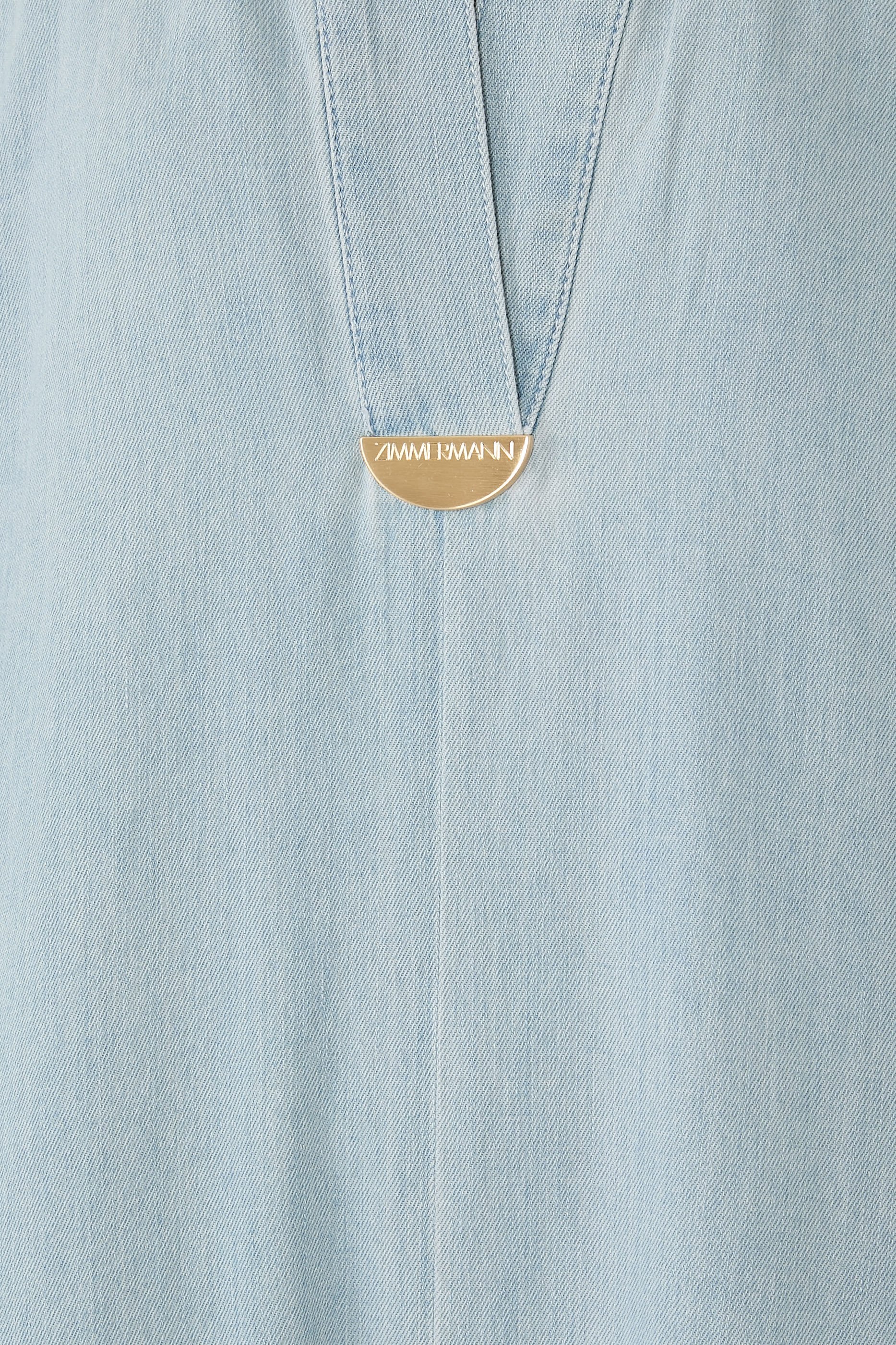 فستان داي لايت متوسط الطول دنيم