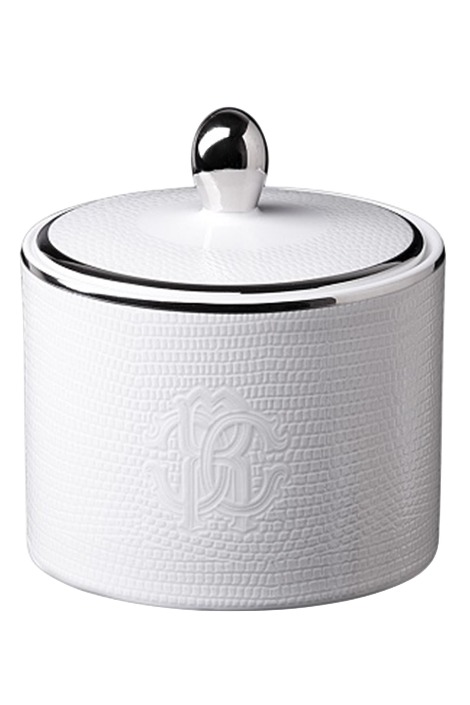 وعاء سكر بنقشة جلد سحلية