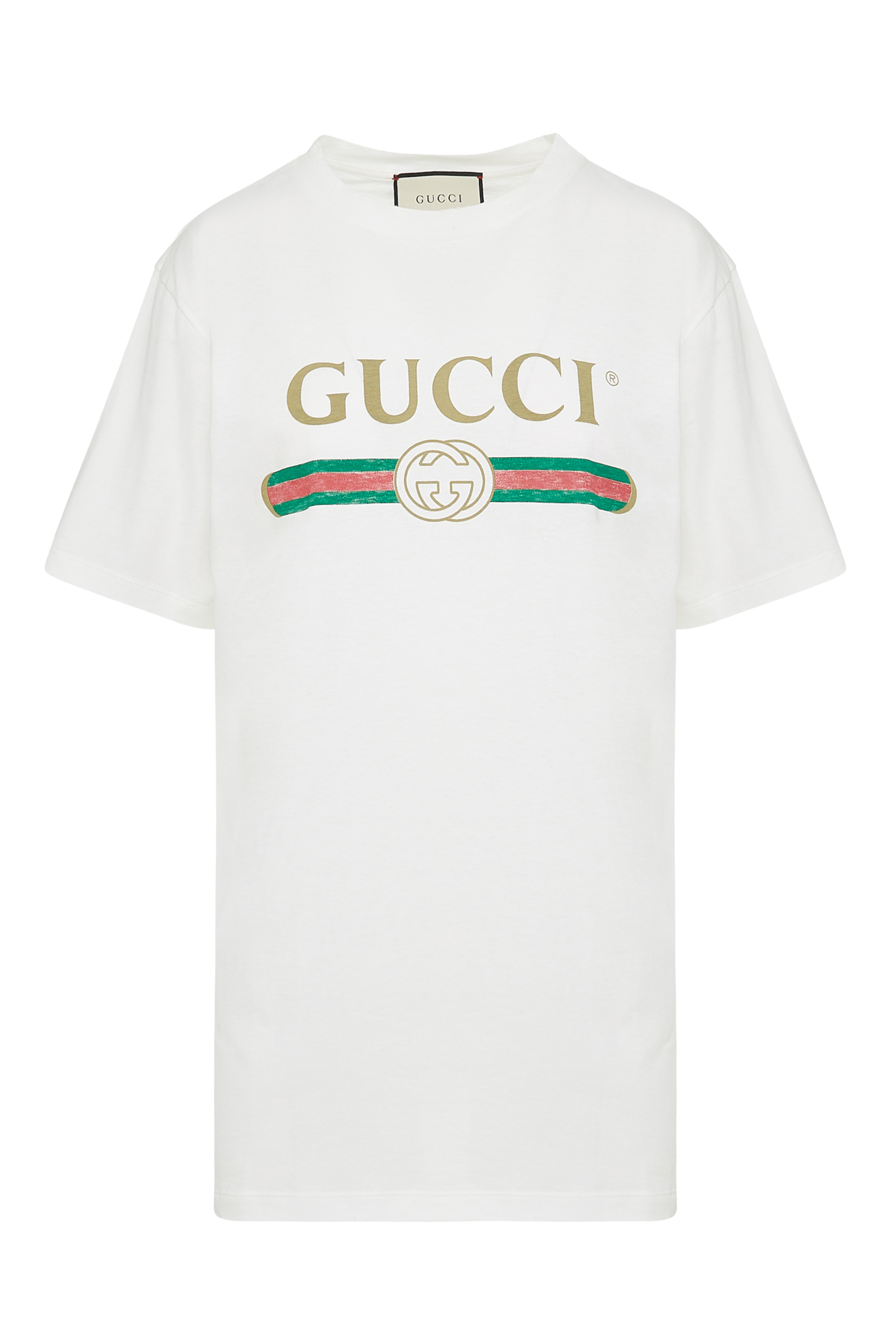 تي شيرت بطبعة شعار الماركة