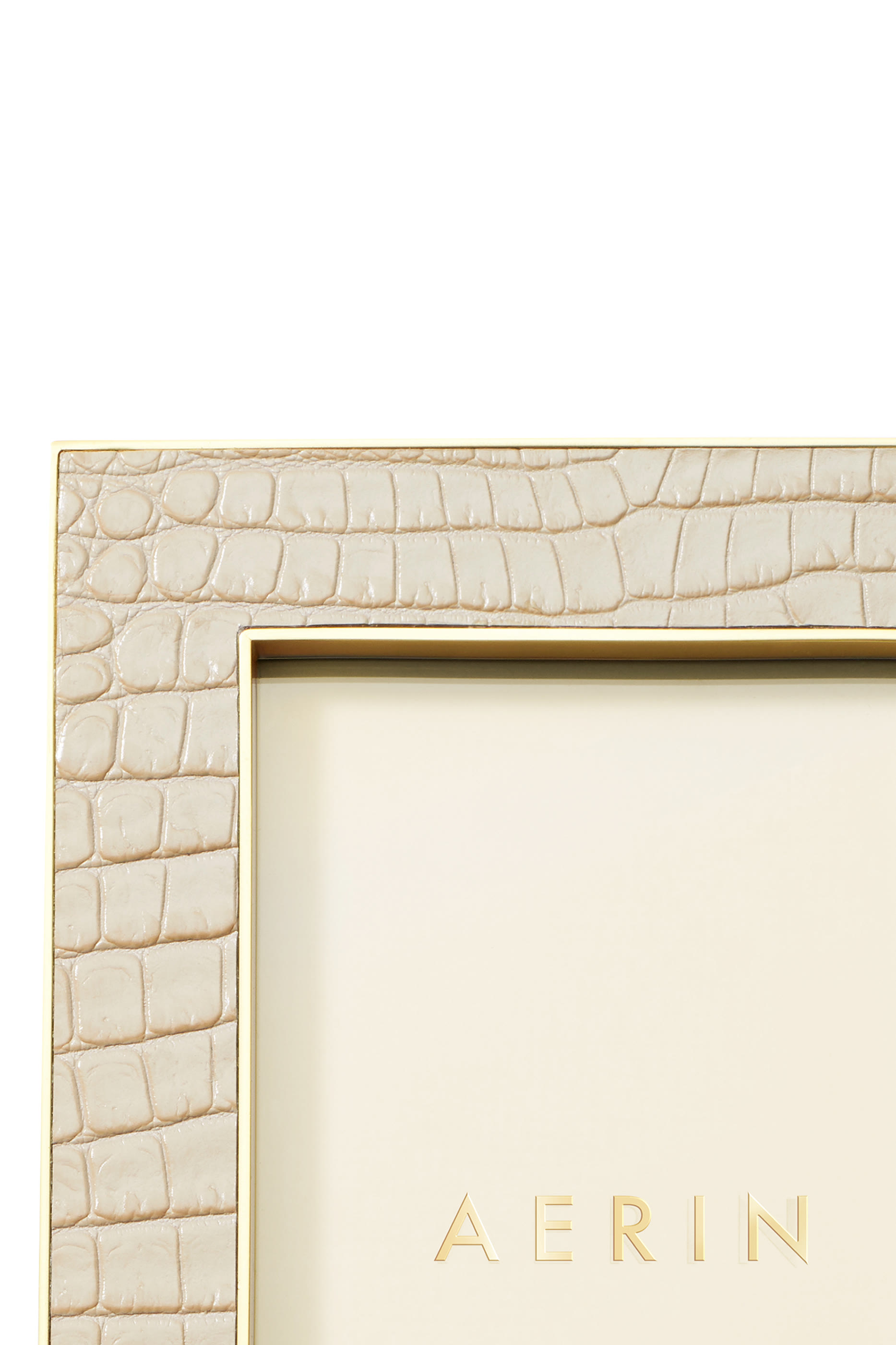 إطار كلاسيكي جلد بنقشة جلد تمساح