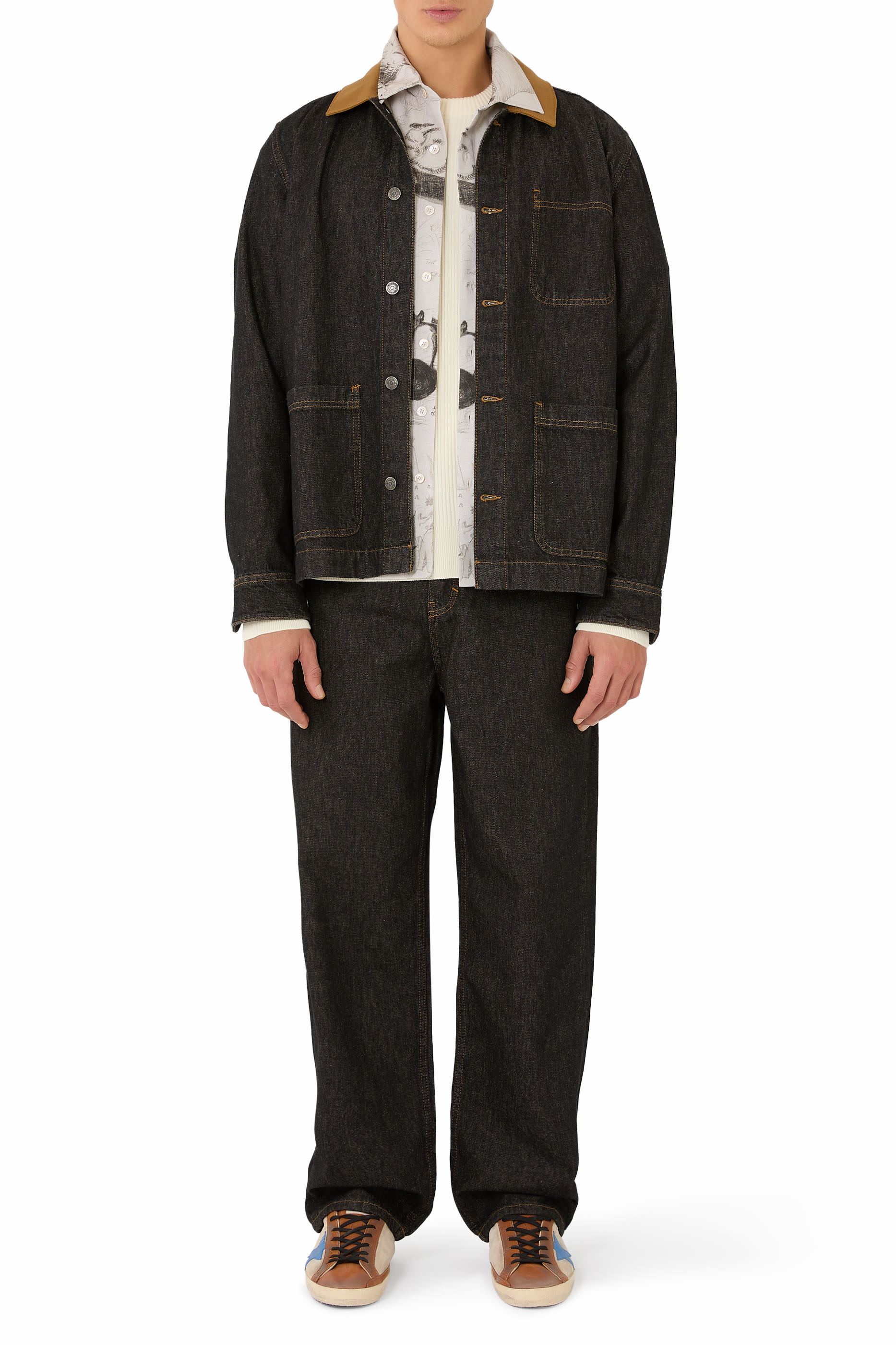 بنطال جينز روي بلونين دنيم