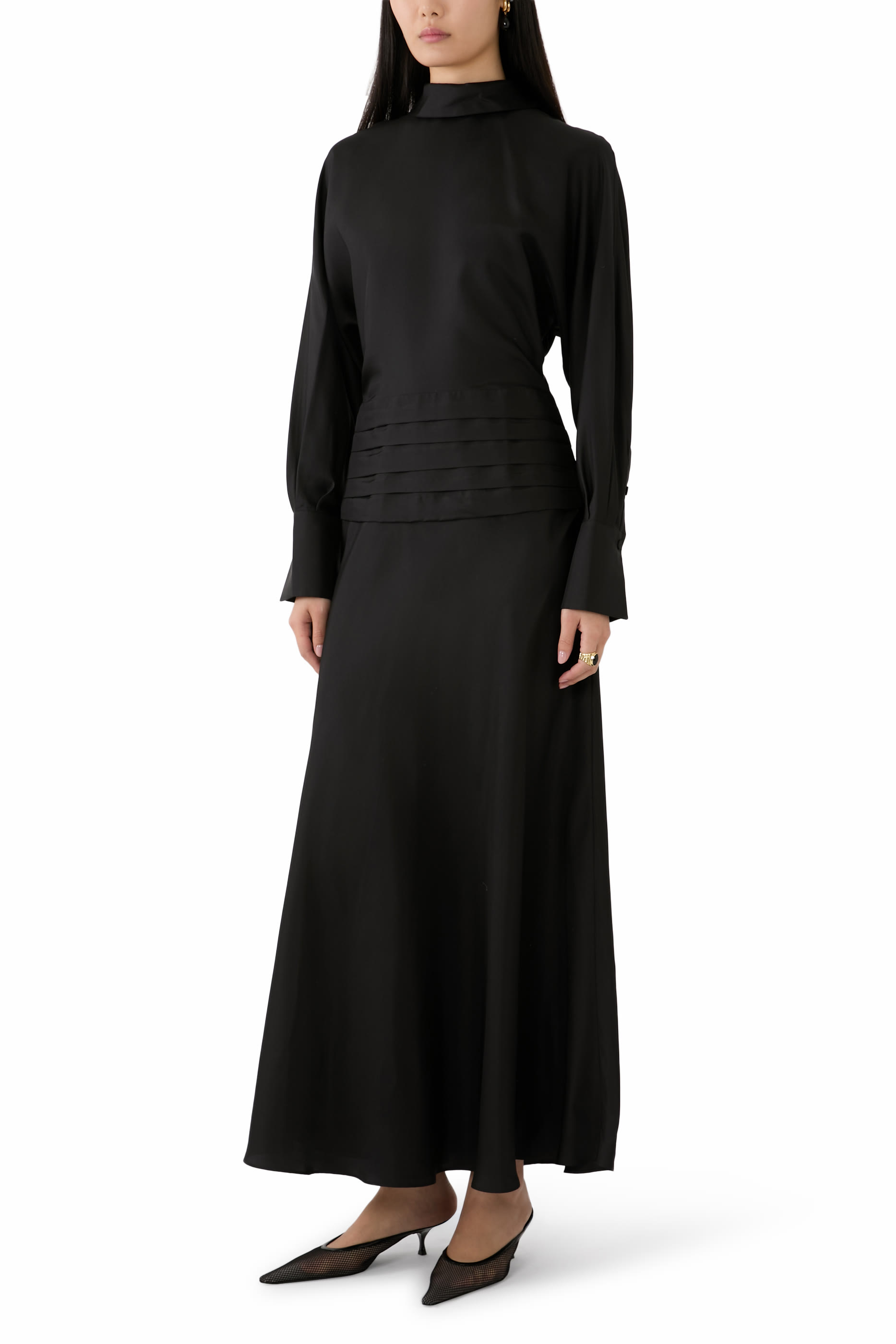 فستان توكسيدو حرير