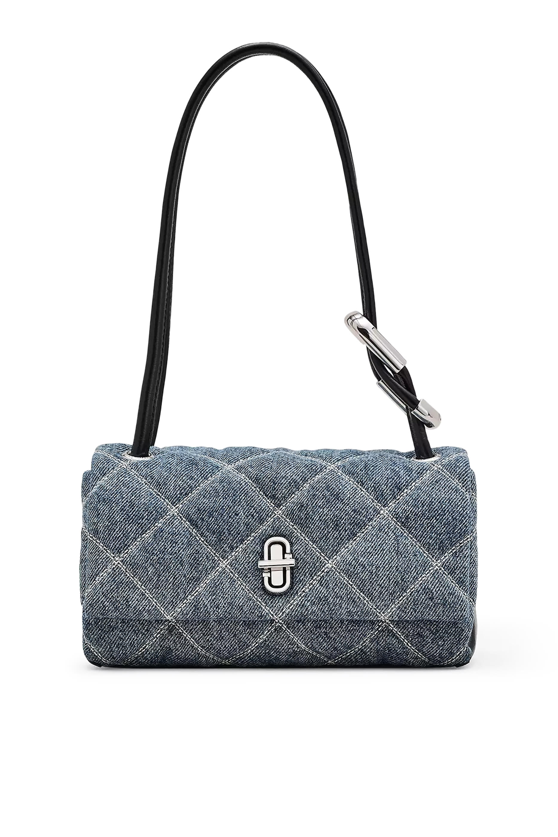 حقيبة كتف ذا سناب شوت بحمالة قابلة للتعديل دنيم مبطن