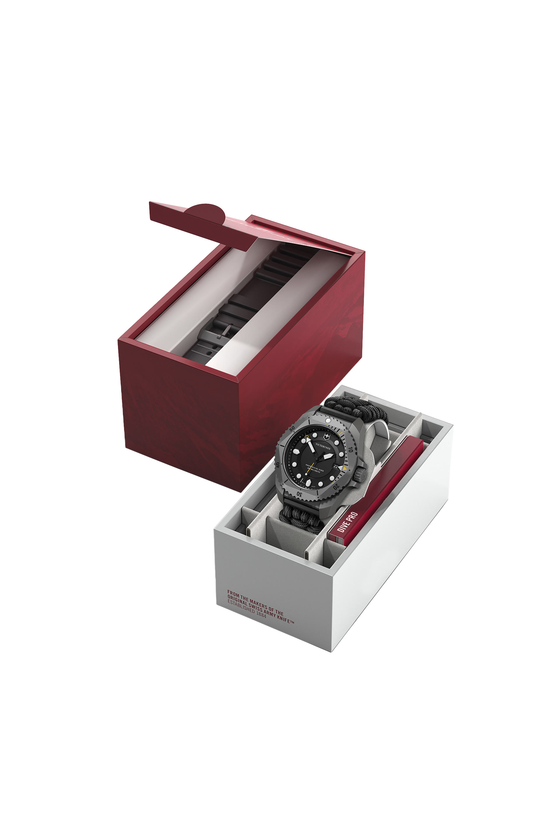 ساعة برو كوارتز للغوص، باراكورد وتيتانيوم