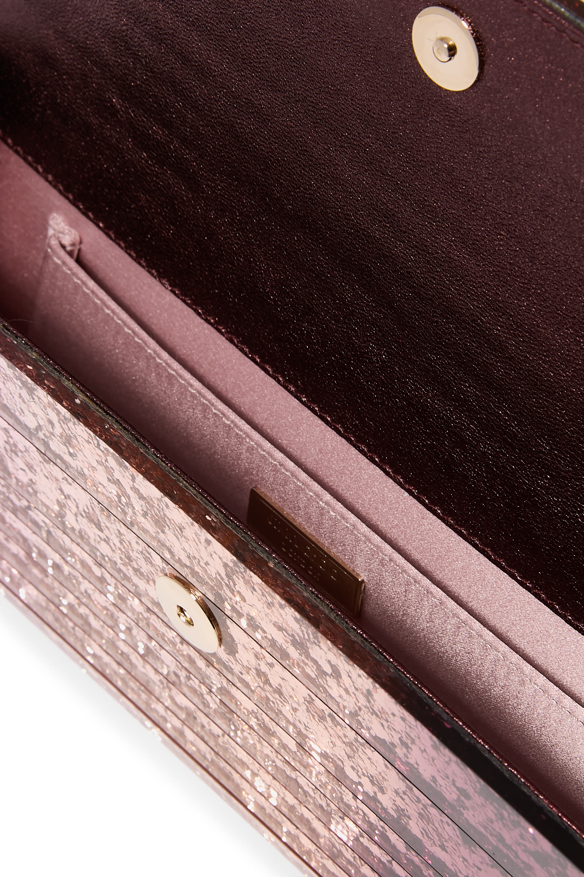 كلاتش سويتي خامة شفافة بجليتر ولون متدرج