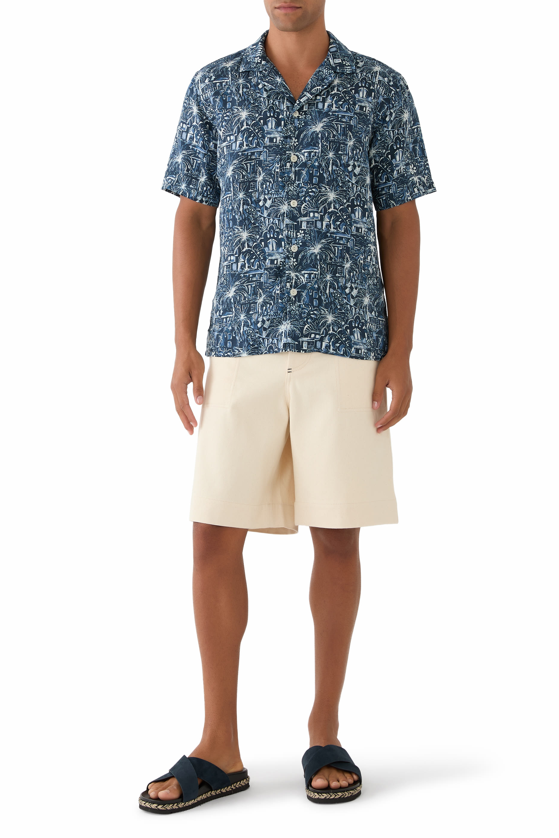 قميص ريزورت بطبعة أزهار