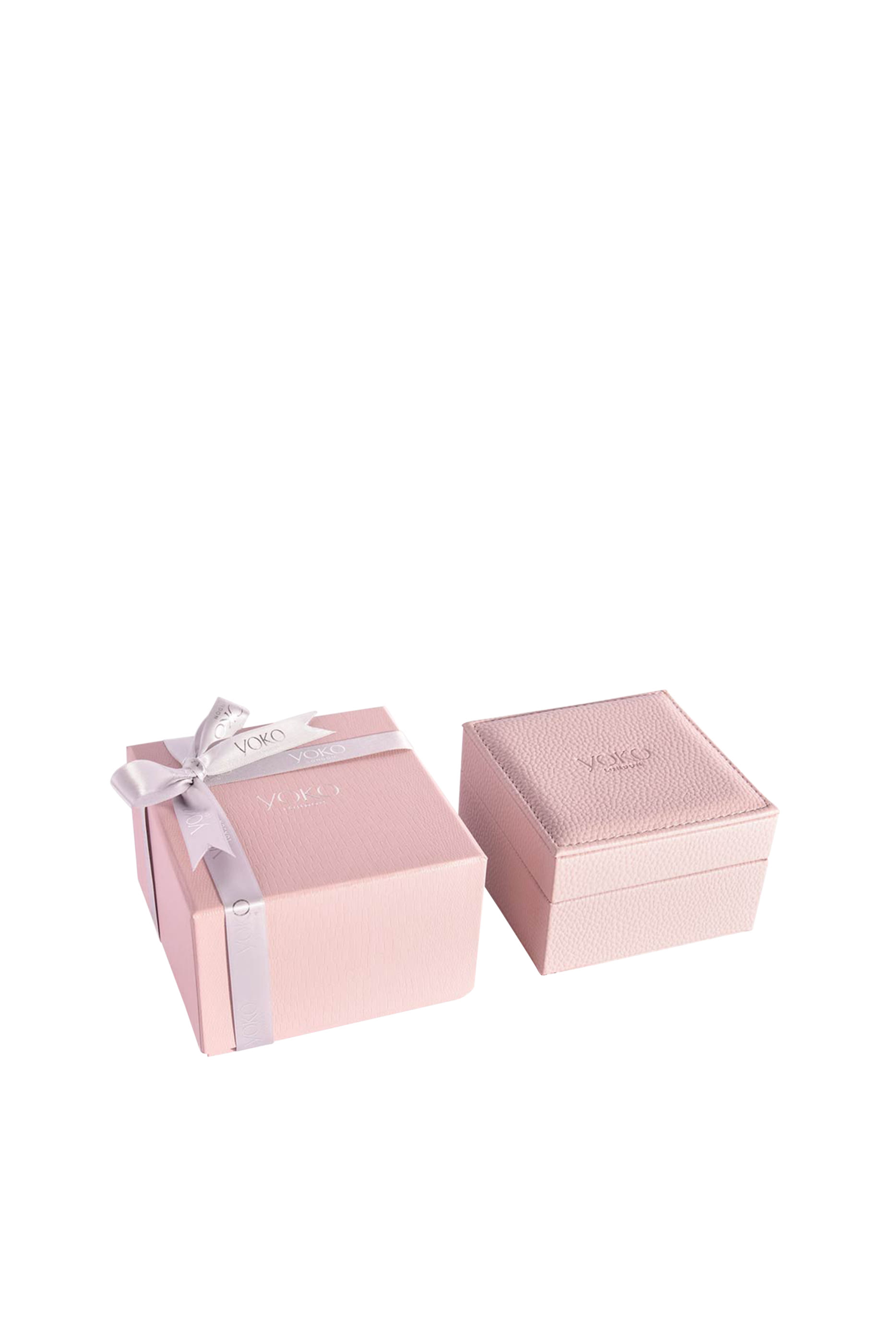 أقراط كليوباترا ستايتمنت مرصعة بلؤلؤ مياه عذبة، حجر أوبال وردي وماس، ذهب وردي عيار 18