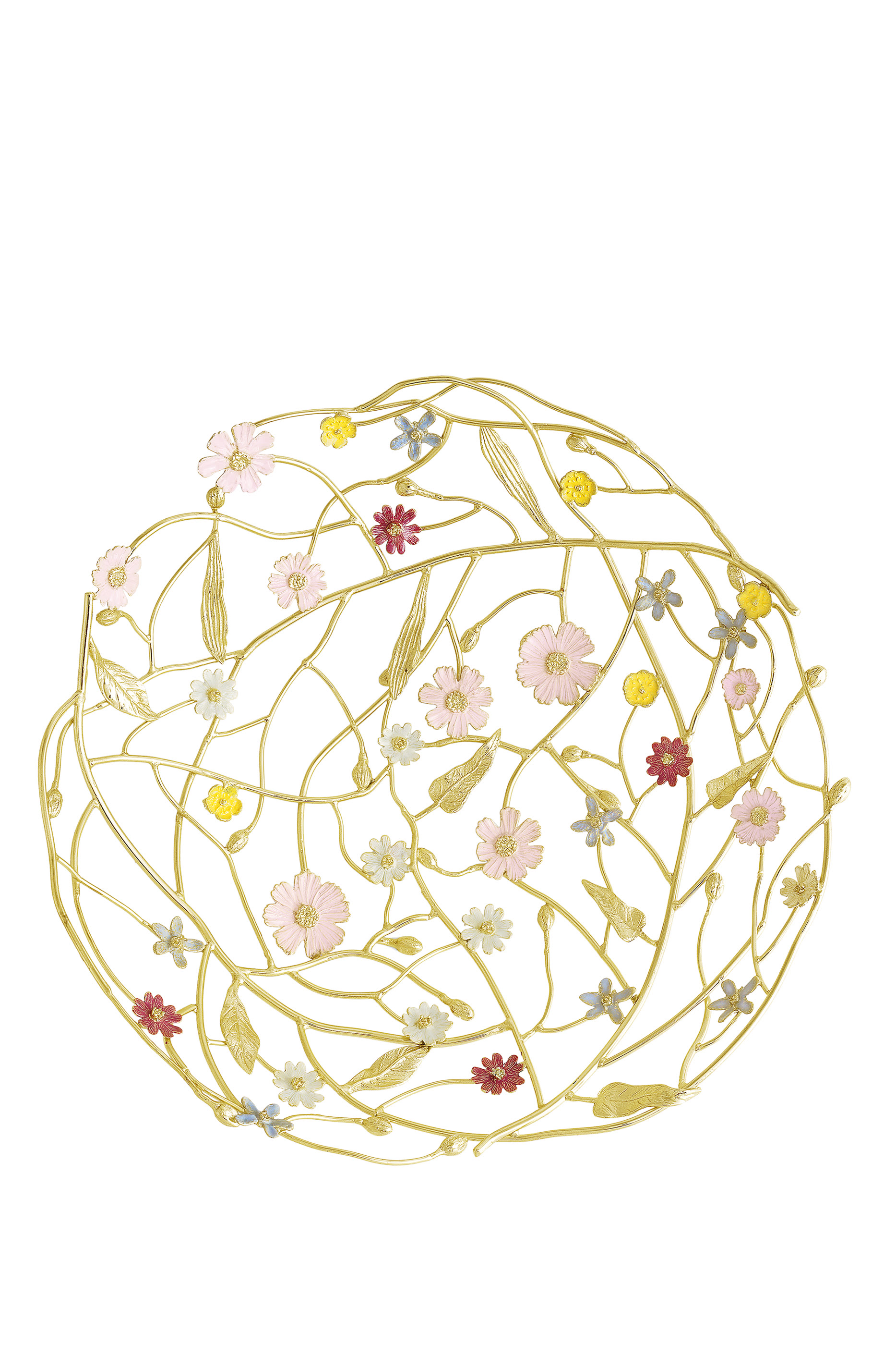 قطعة ديكور بتصميم سلة وايلد فلاورز