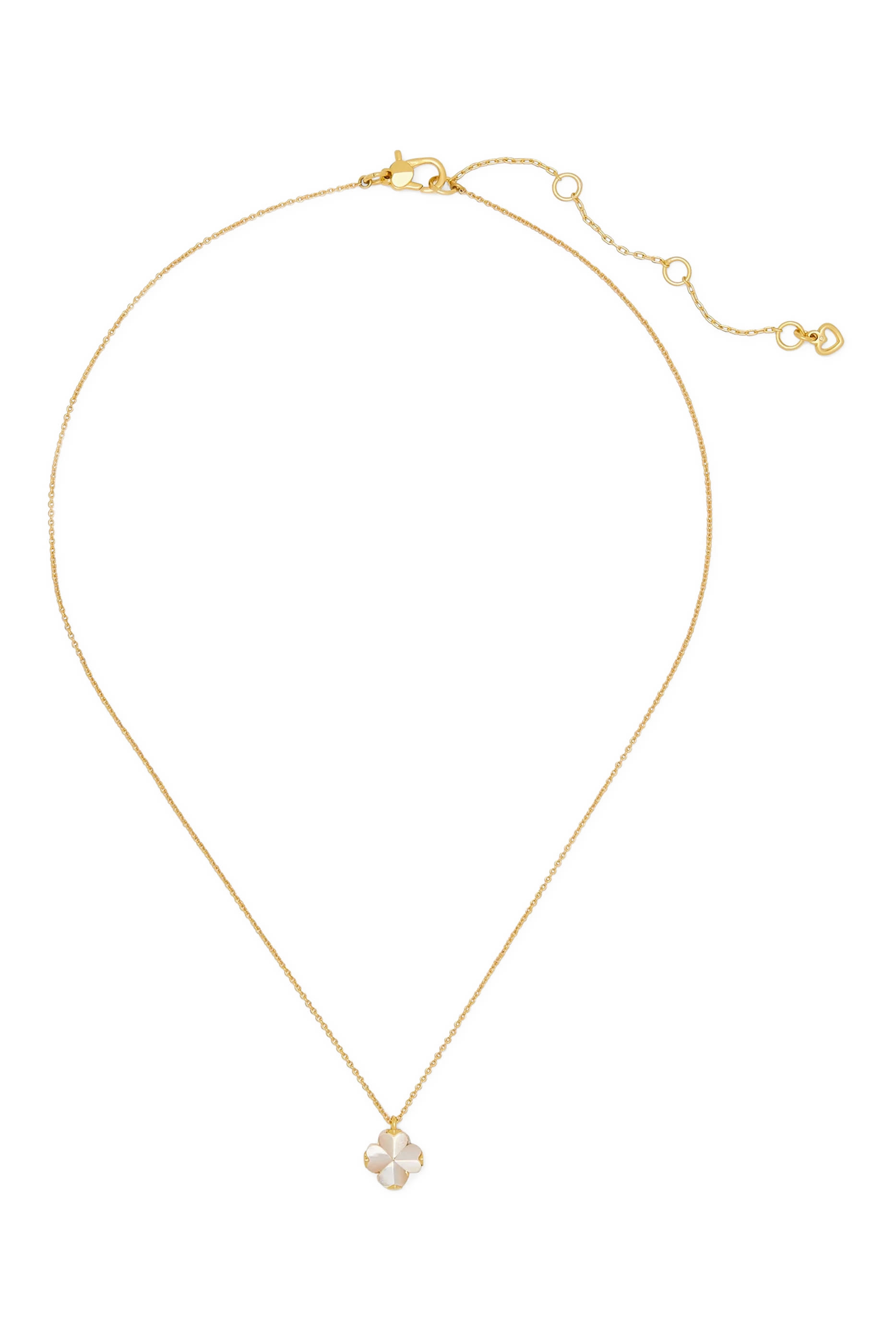  قلادة بدلاية صغيرة بتصميم زهرة سبايد، عرق اللؤلؤ