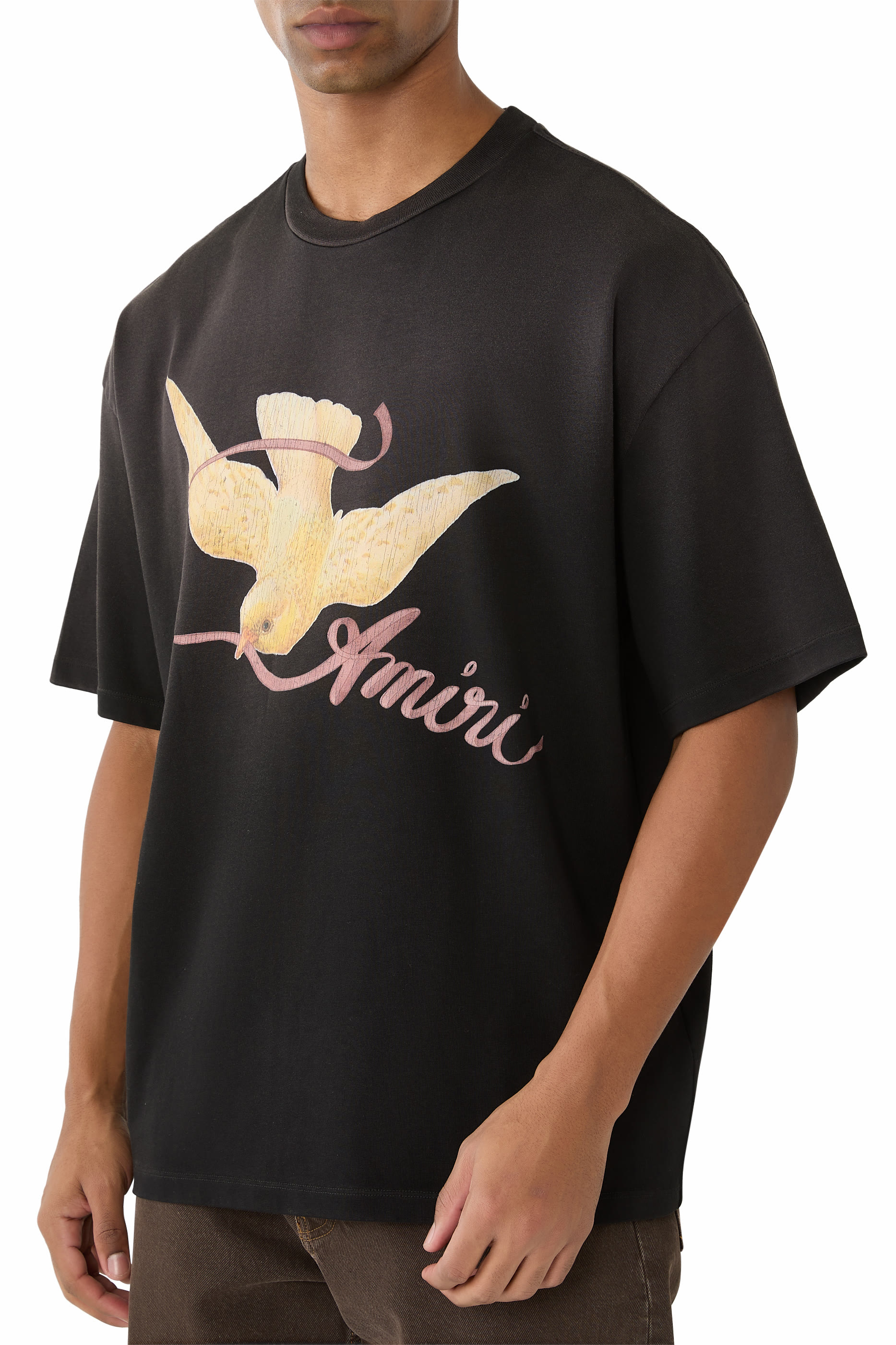 تيشيرت بطبعة شعار الماركة