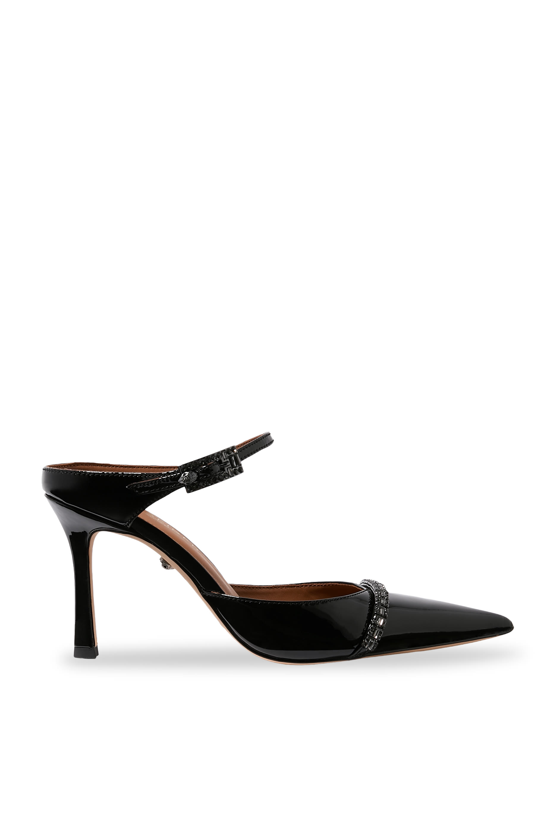 حذاء مفتوح من الخلف 90 بمقدمة مرصعة بأحجار