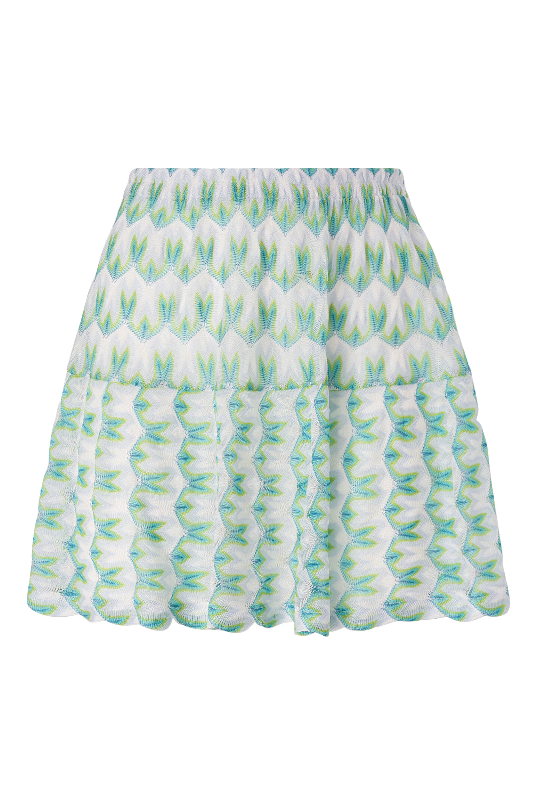 تنورة ماري قصيرة بنقشة أزهار دانتيل وراشيل