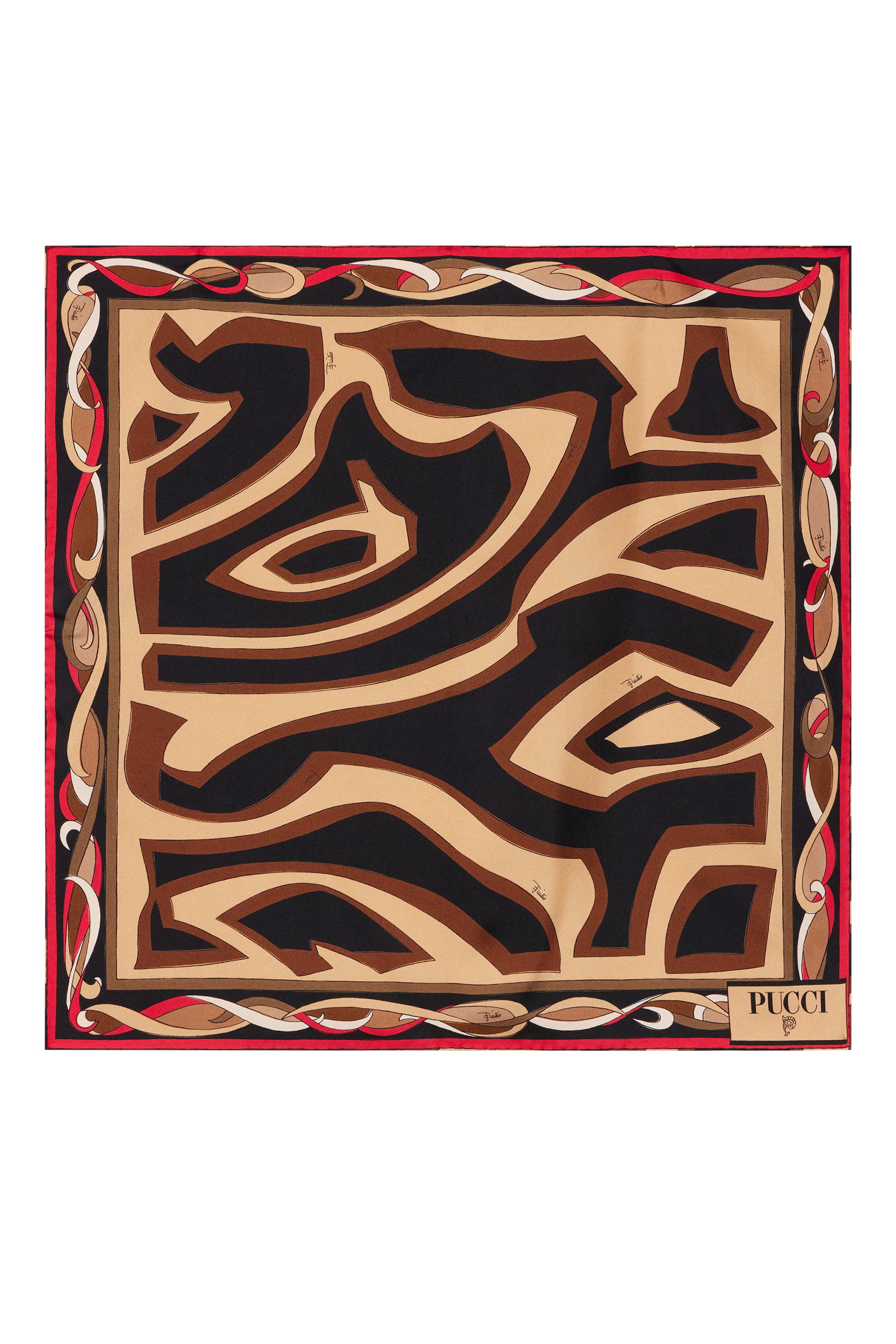 وشاح بطبعة حرير