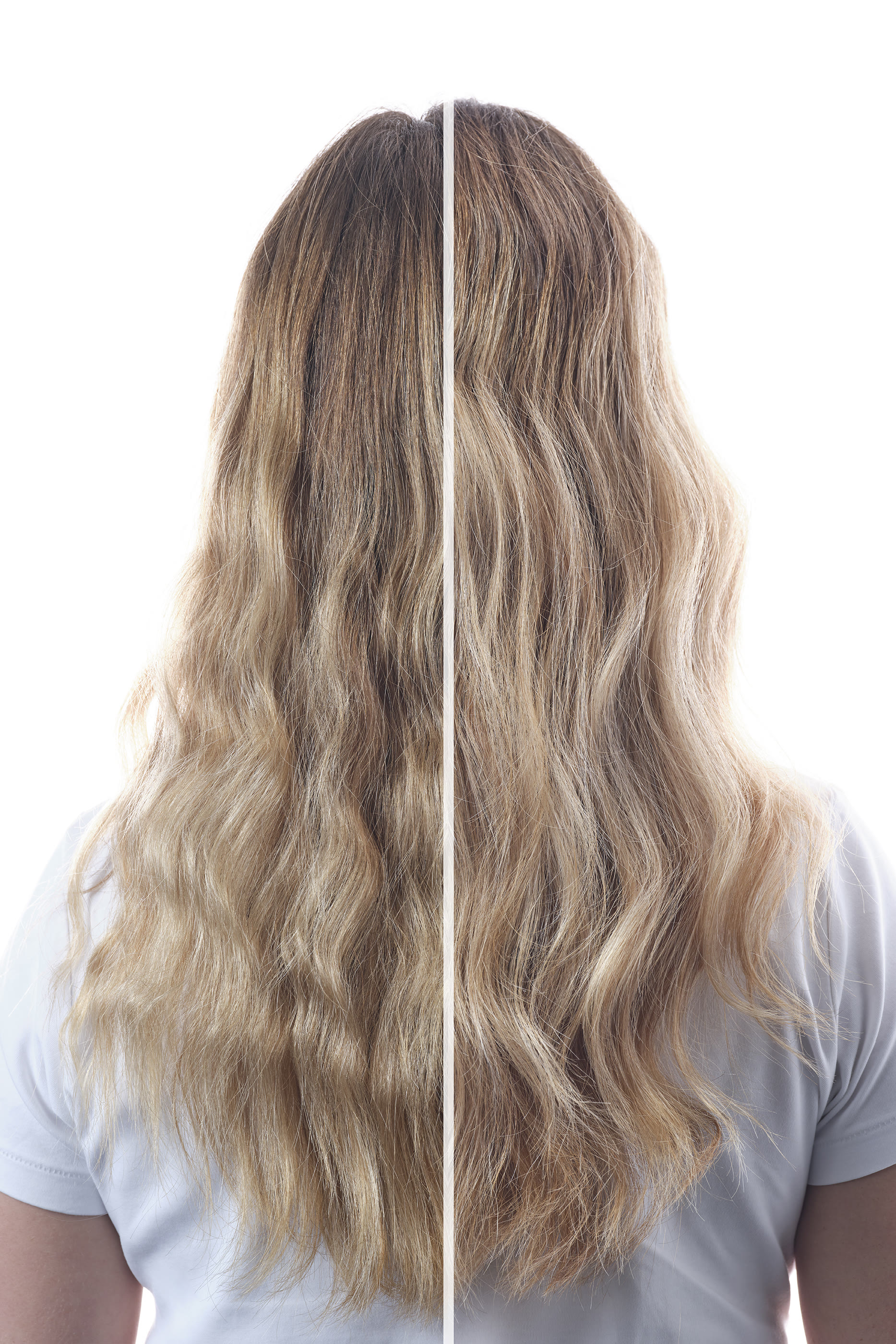 قناع لتعزيز والعناية بالشعر الأشقر والأبيض والرمادي