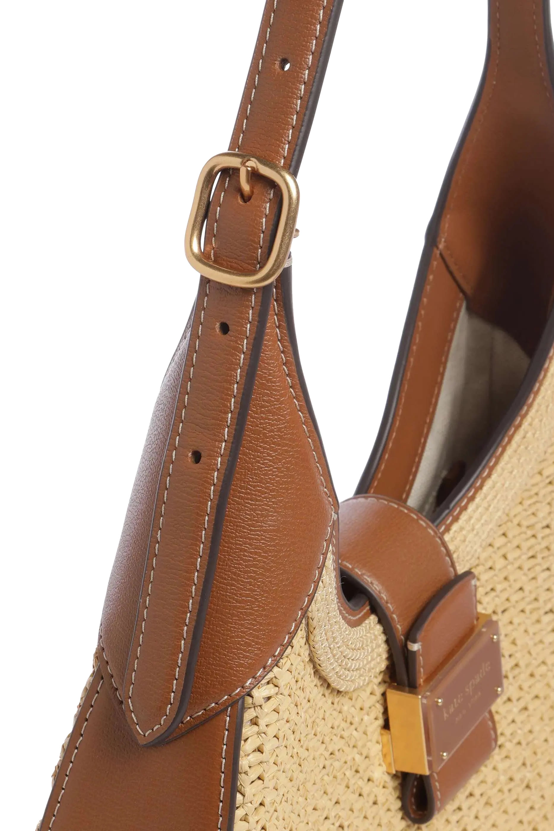 حقيبة كتف نوفو صغيرة قش