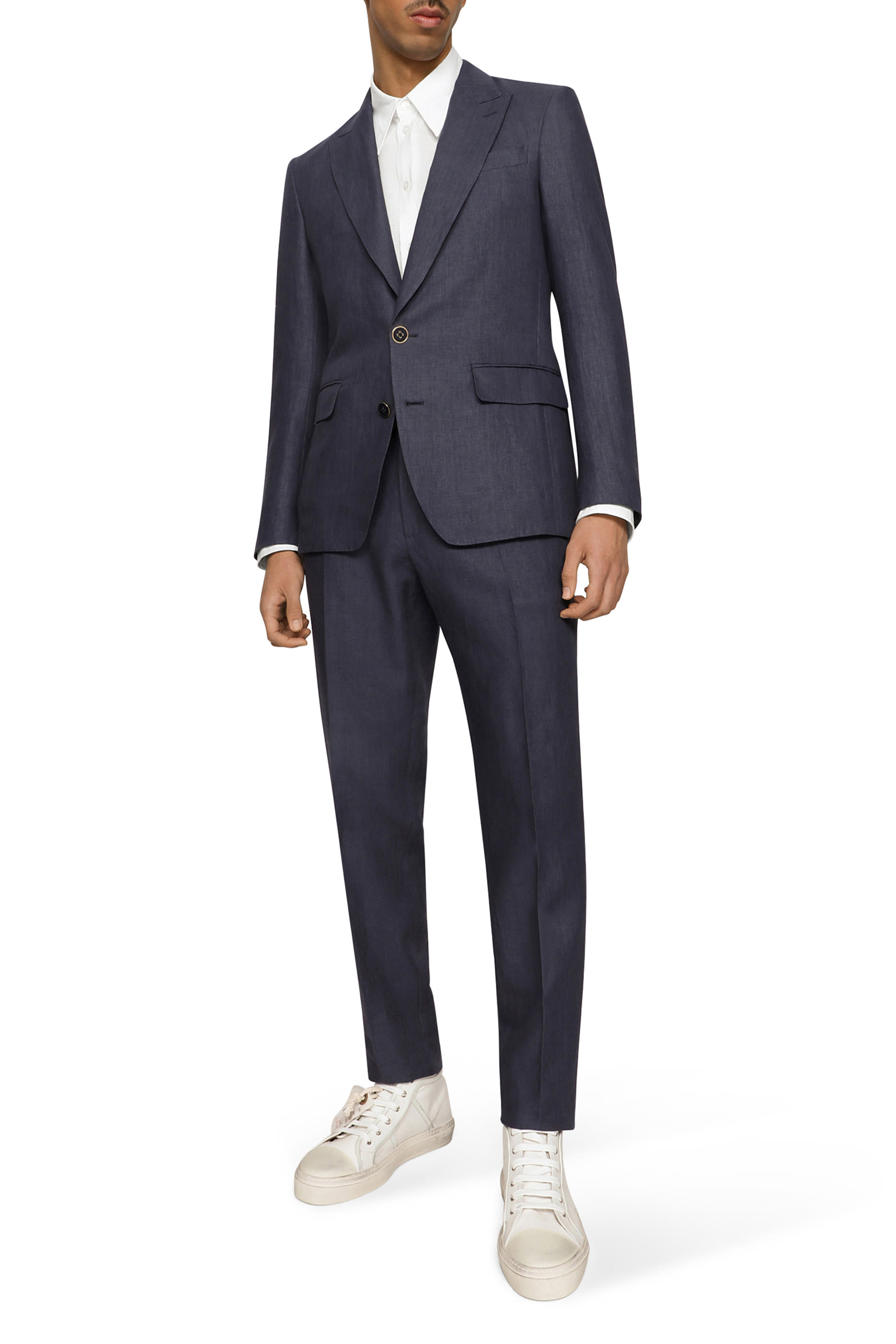 بنطال قماشي كتان