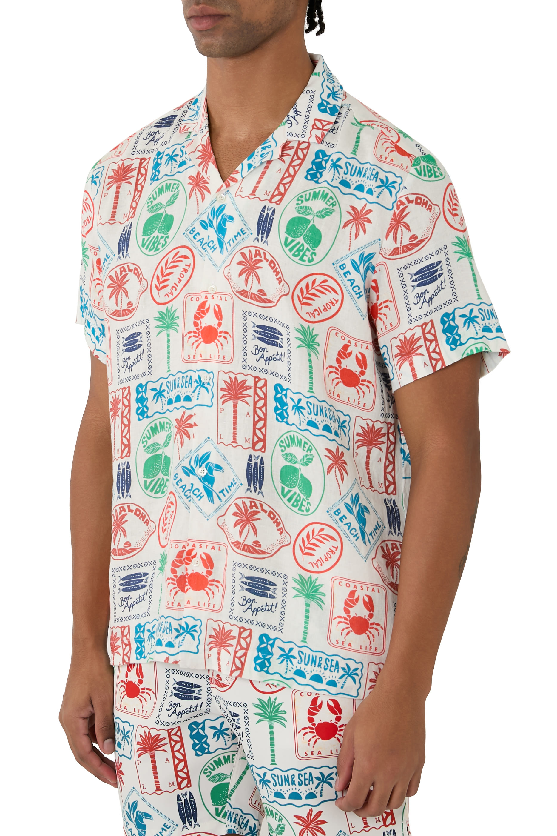 قميص مارس بنقشة