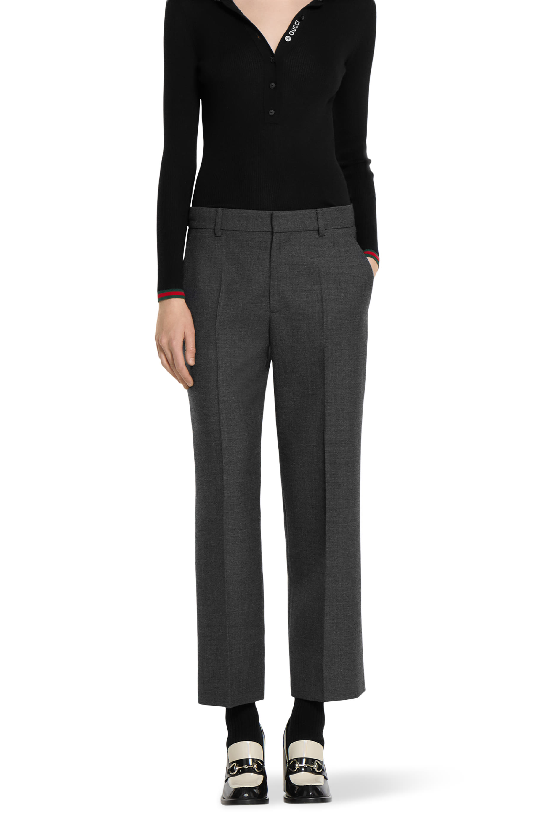 بنطال غريزاي صوف