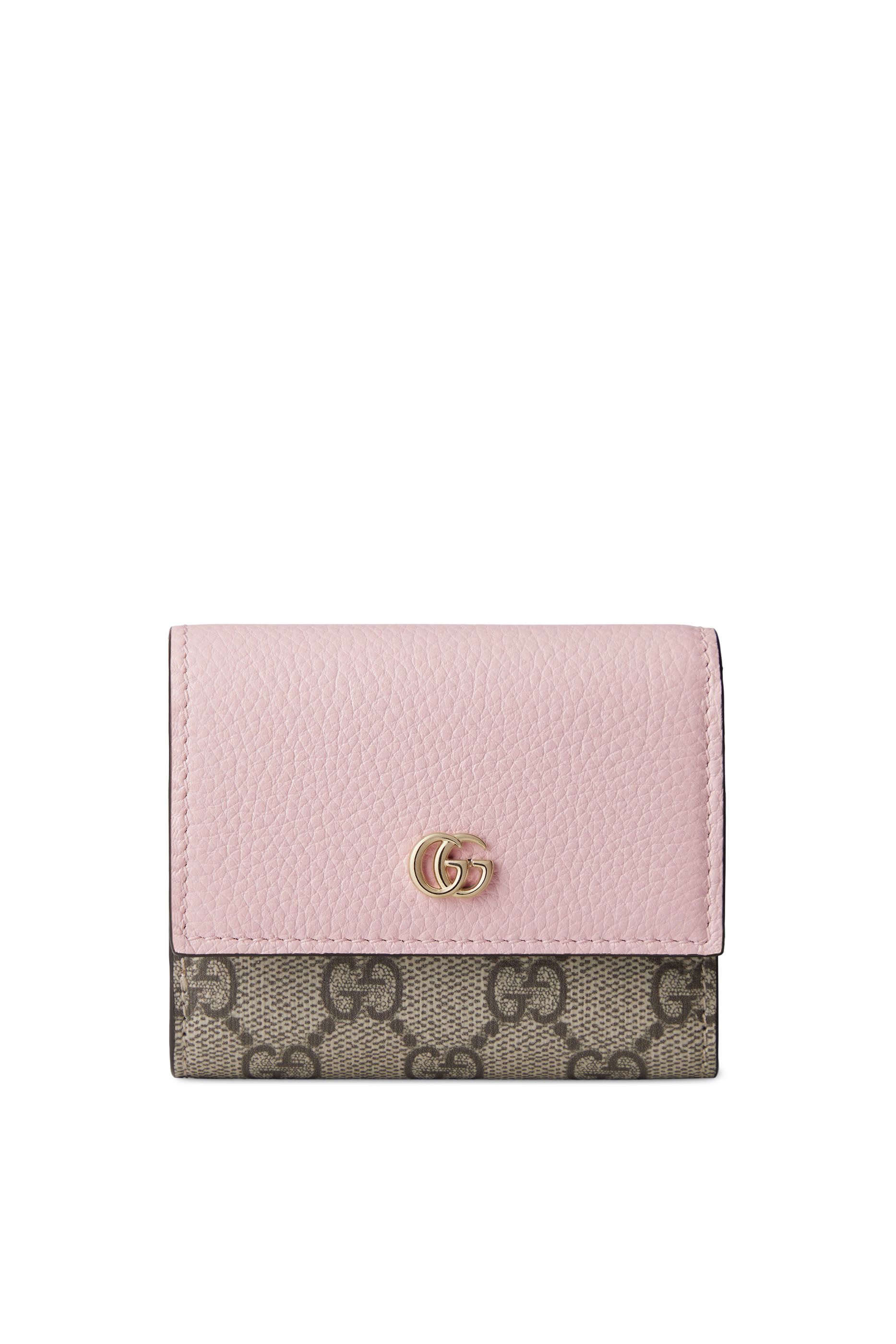 محفظة مارمونت صغيرة ثنائية اللون بحرفي شعار الماركة