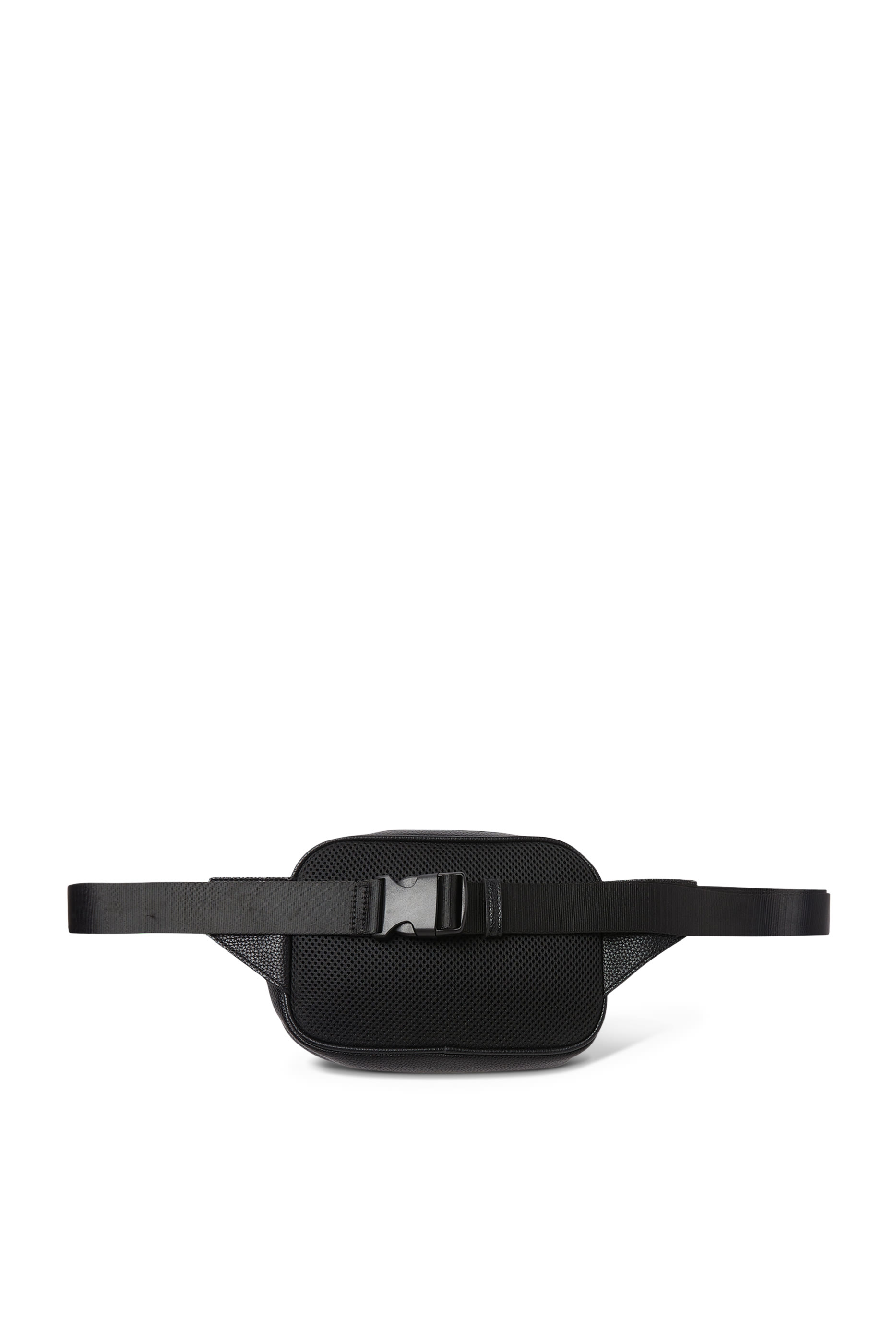 حقيبة خصر بشعار الماركة قماش معالج