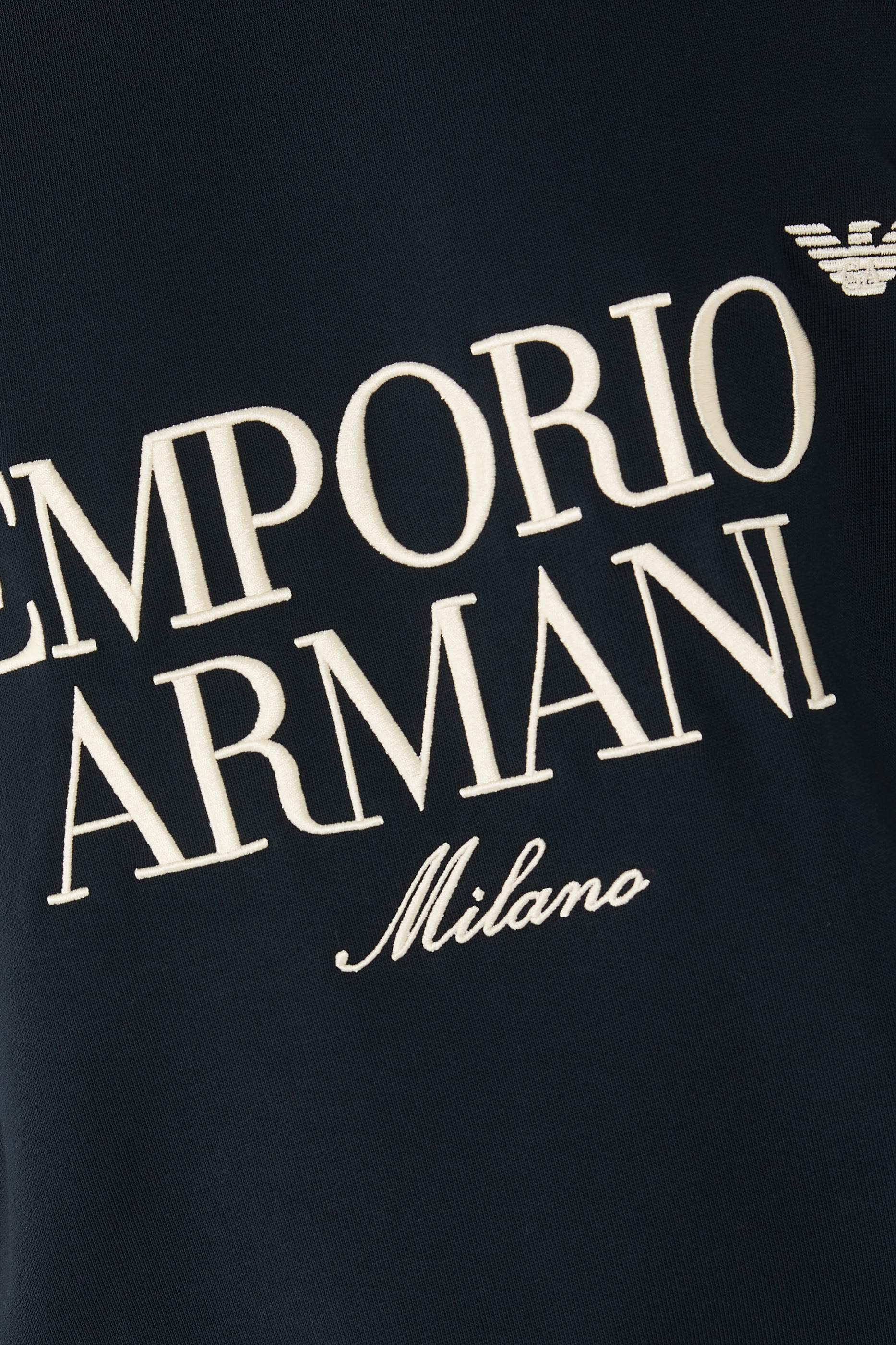 سويت شيرت بتطريز شعار الماركة جيرسيه فرينش تيري