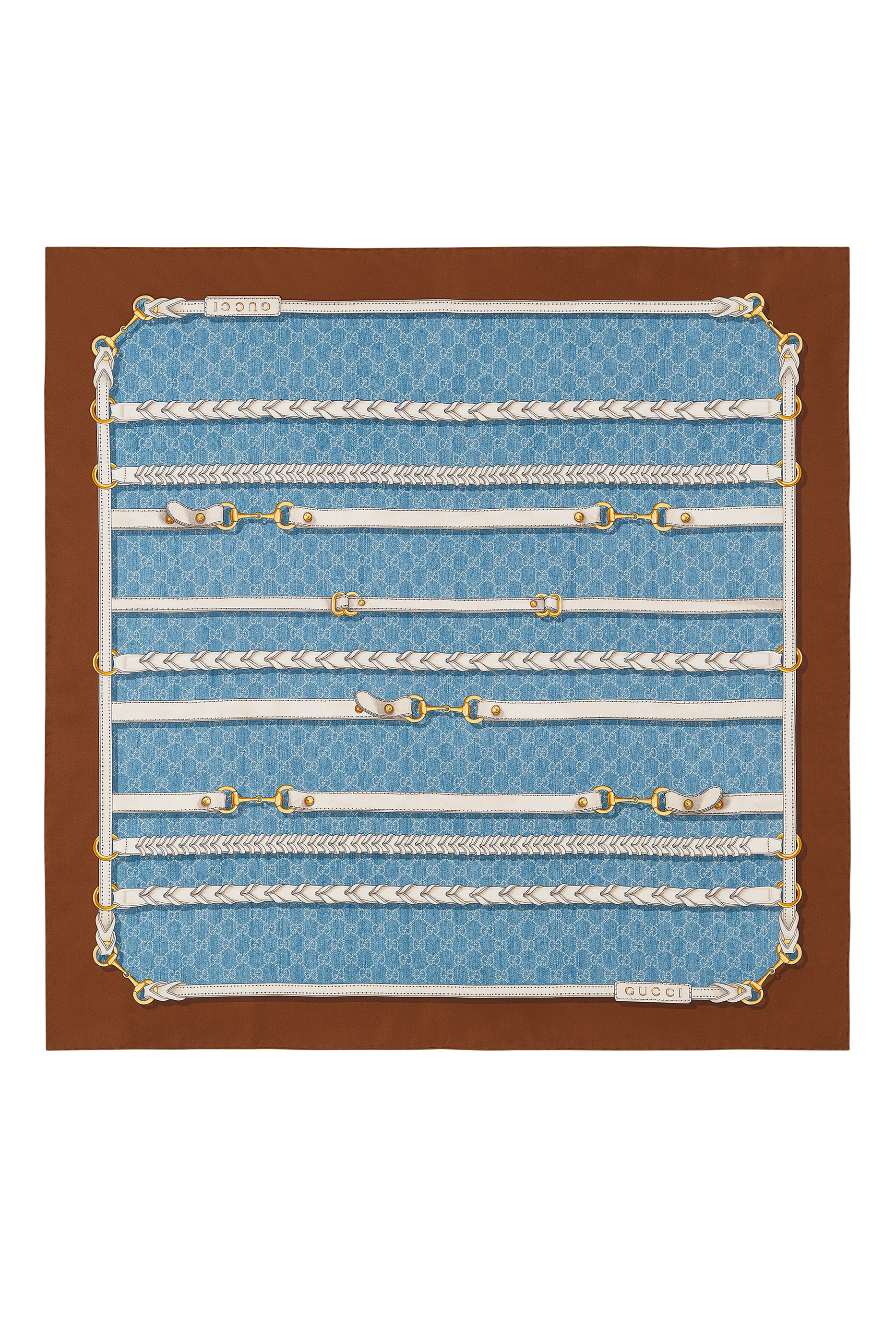 Printed Silk Carr&eacute; 