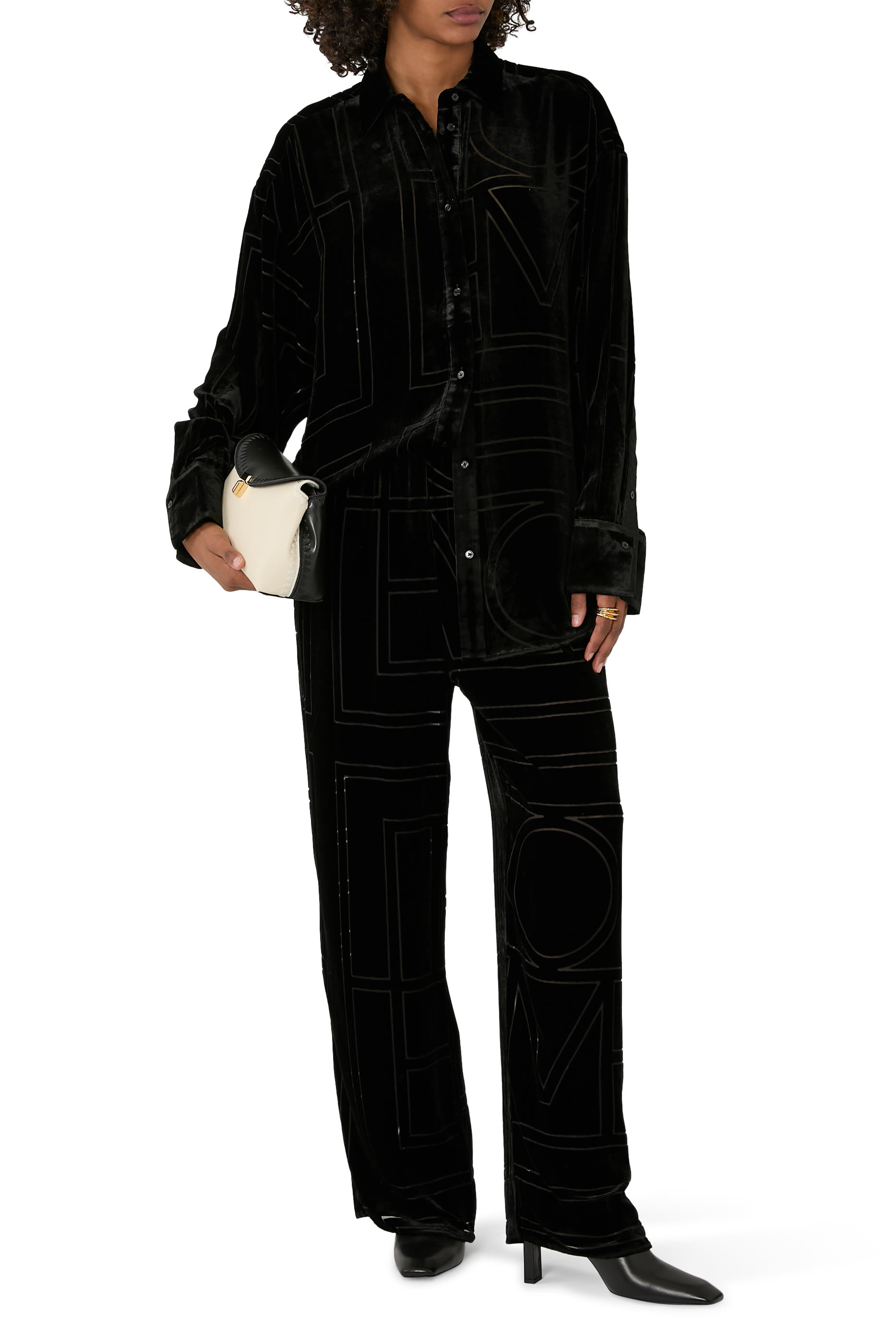 Oversized Devor&eacute; Shirt