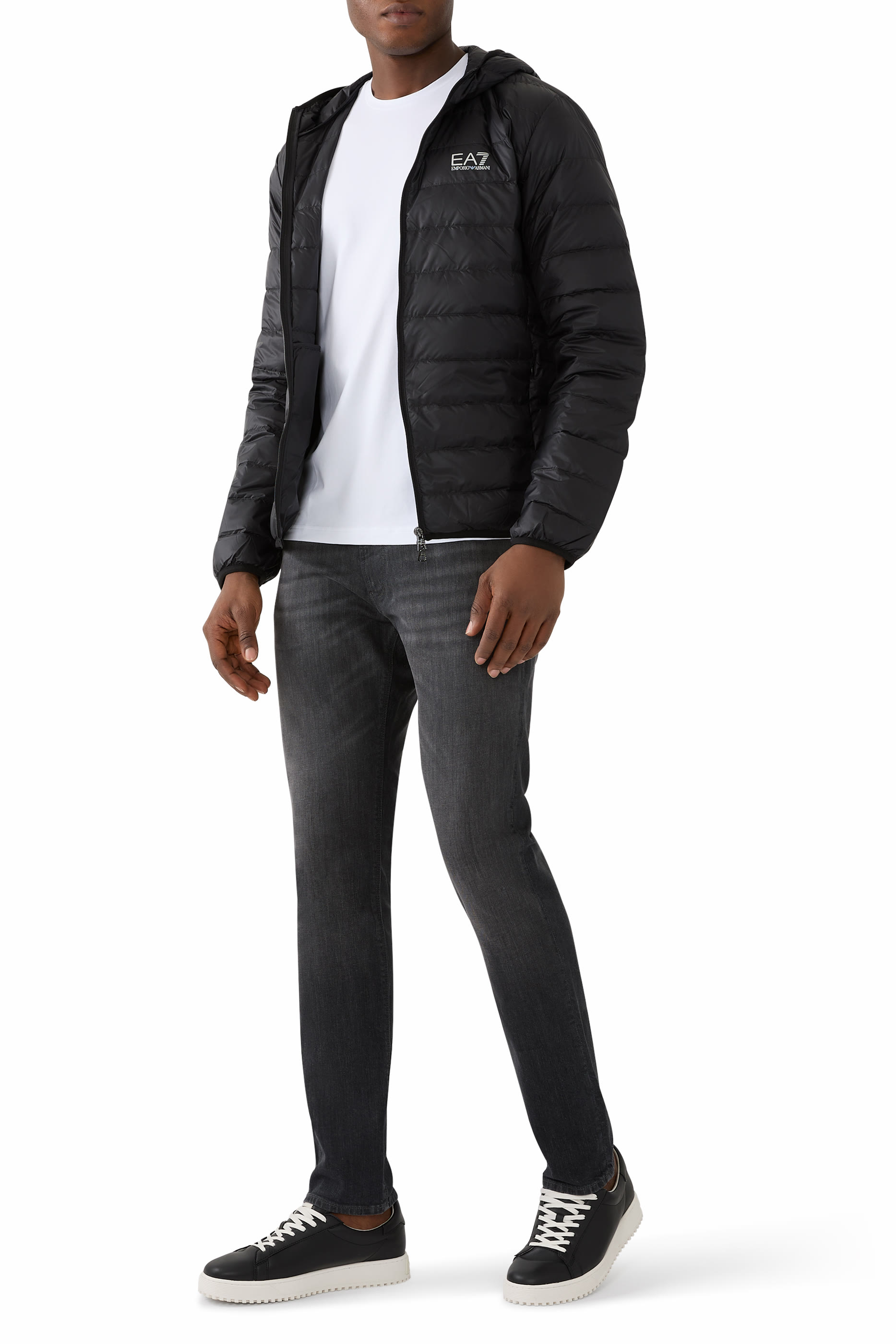 جاكيت كور ايدنتيتي مبطن قابل للطي بغطاء للرأس